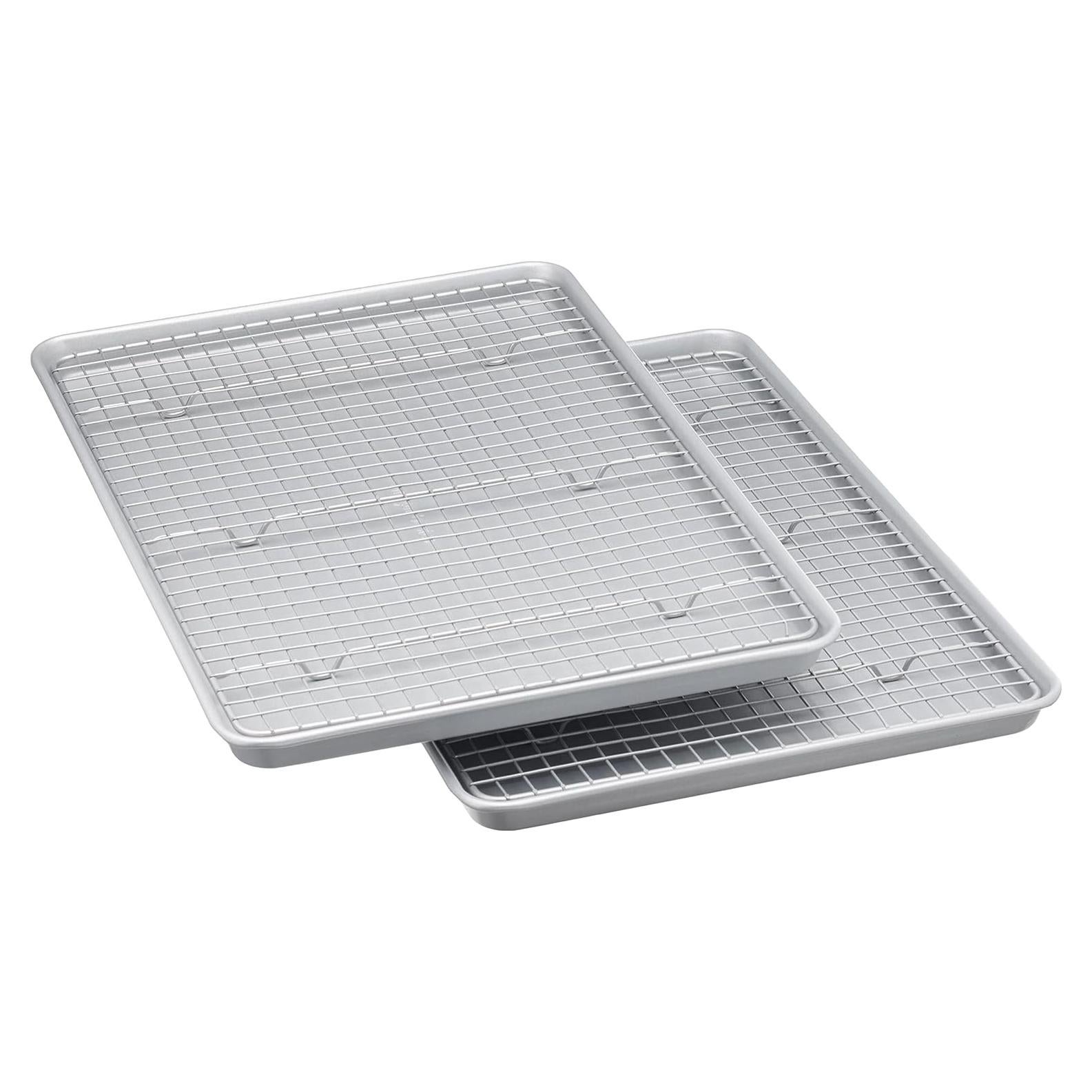 Juego de bandejas para hornear Amazon Basics 2 unidades cerámica