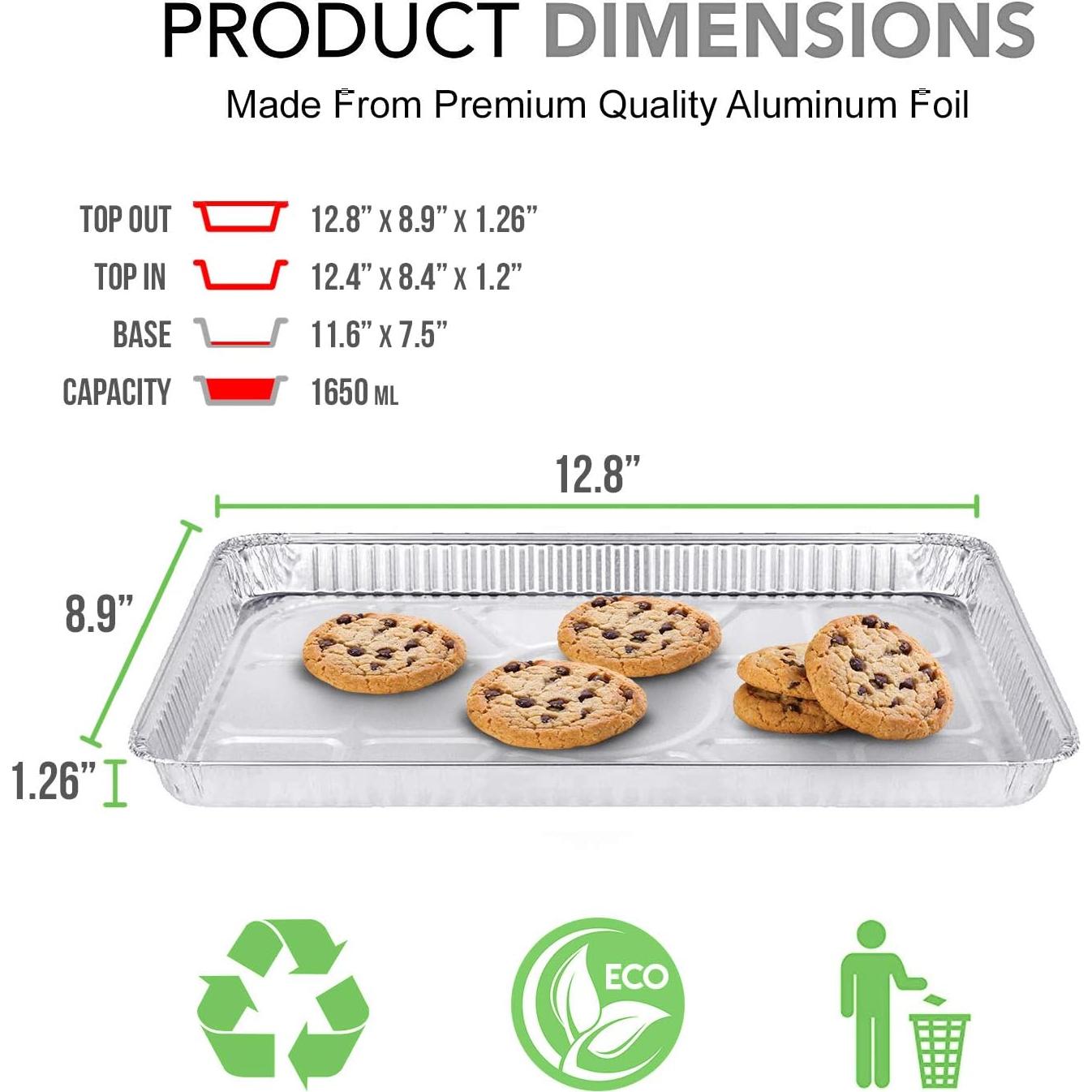 Bandeja para Galletas Fig & Leaf 1/4 Tamaño 32.5x22.6cm 25 Pack