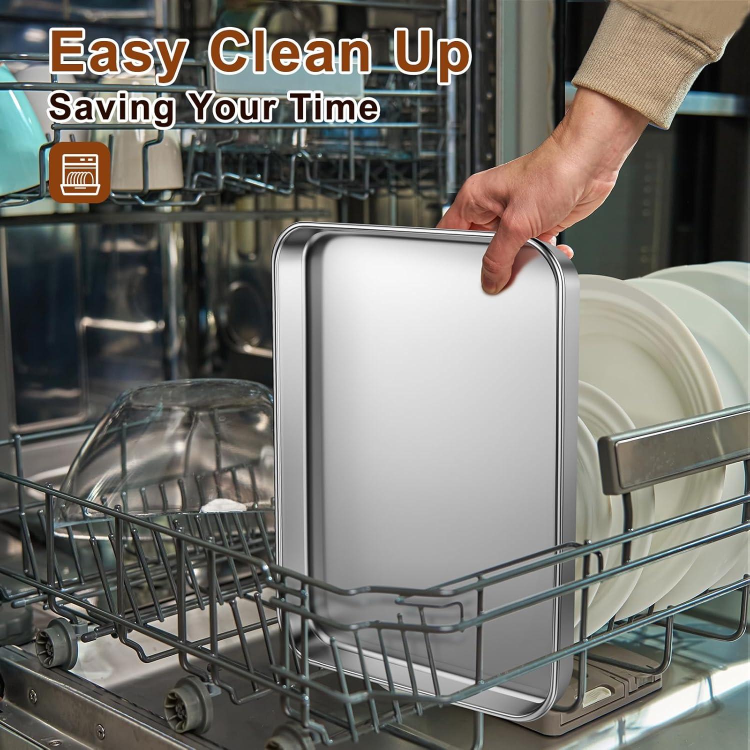 Bandeja para Hornear Acero Inoxidable Yuiicaov 31.75x24.38cm