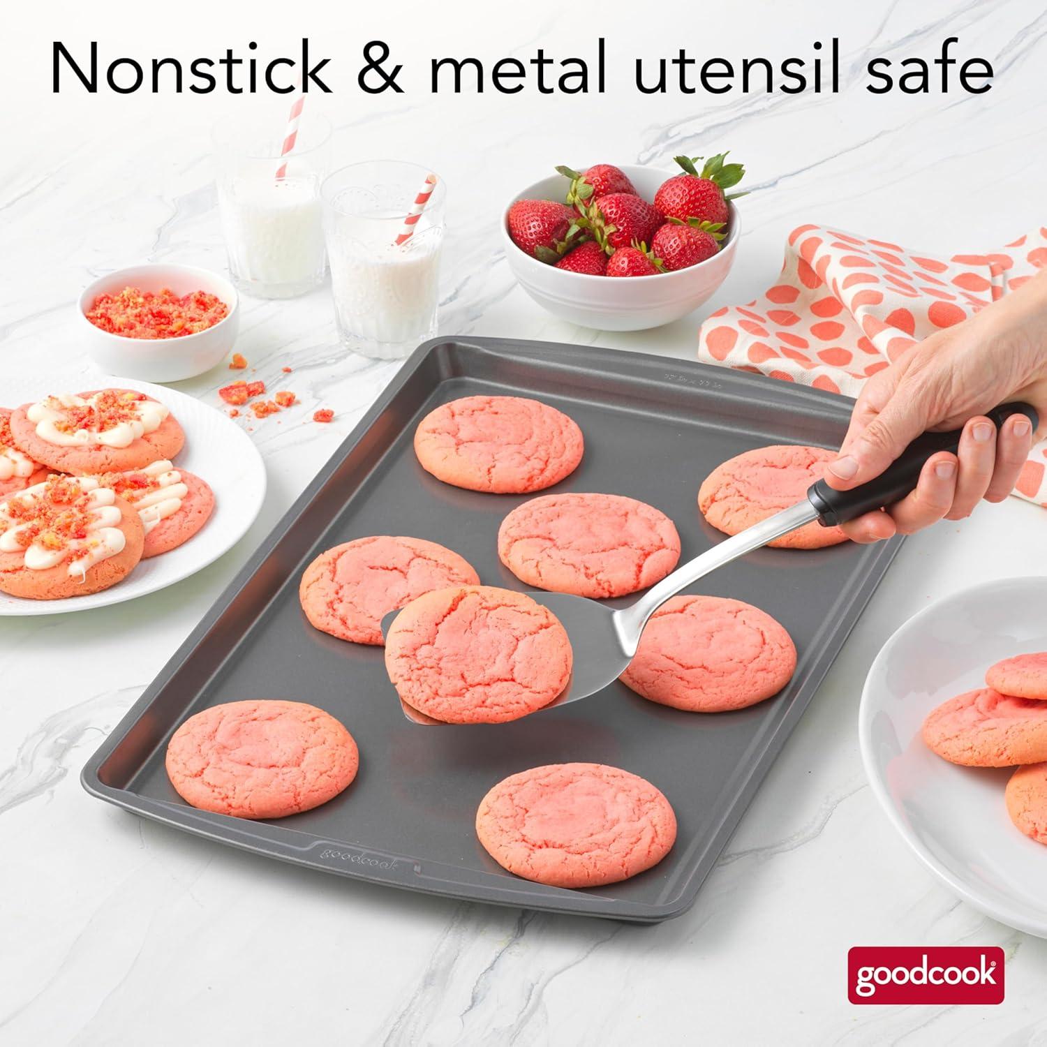 Hoja para Hornear Antiadherente GoodCook 43x28 cm Gris