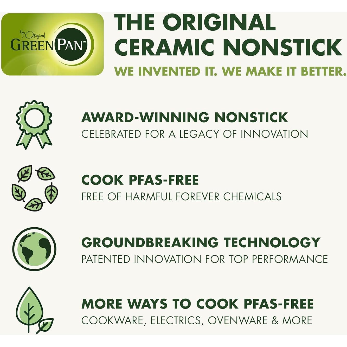 Bandeja para Hornear GreenPan Premiere 33x23 cm Cerámica Antiadherente