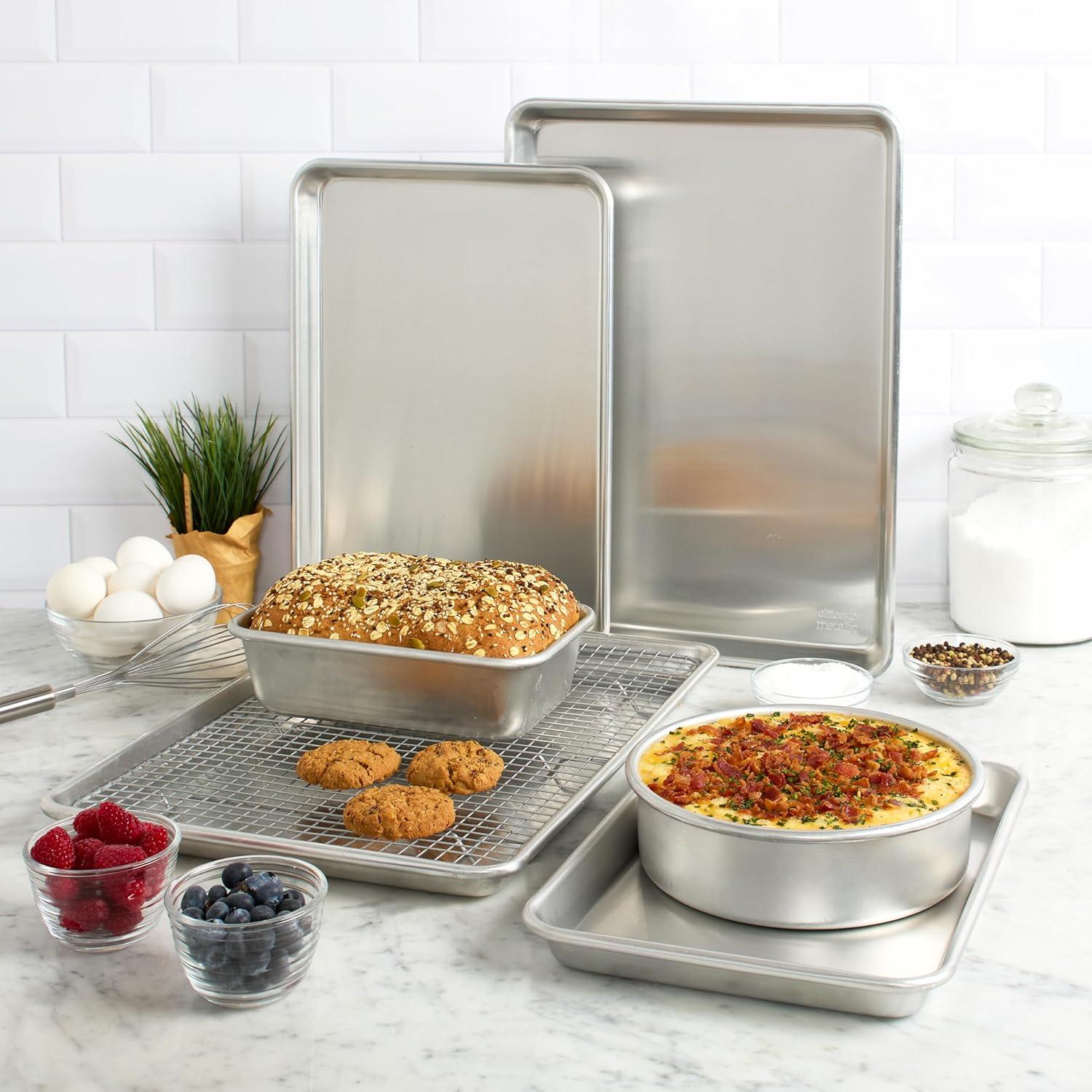 Bandeja para Hornear Aluminio Reciclado Chicago Metallic 33.5x25 cm