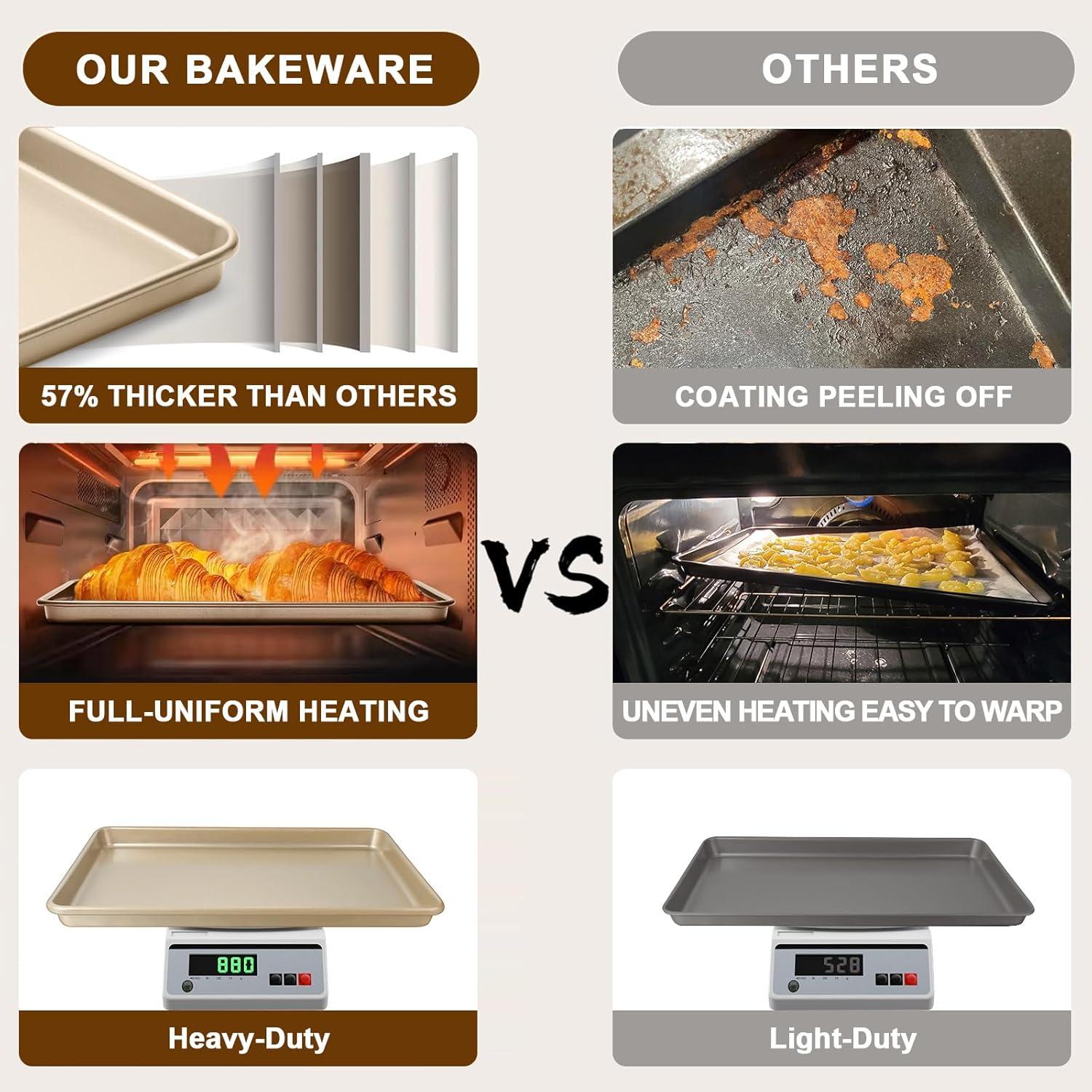 Juego de bandejas para hornear Wildone 2 piezas 44.5x30.5 cm