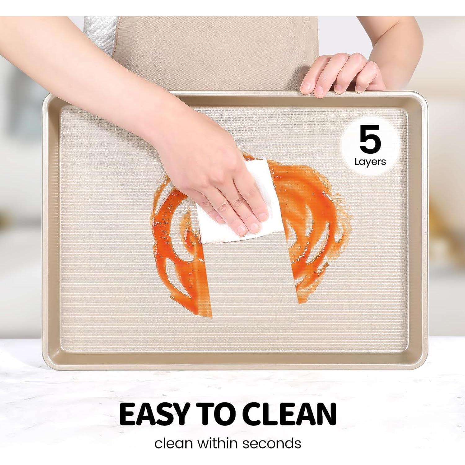 Juego de bandejas para hornear Vinino 3 piezas acero al carbono