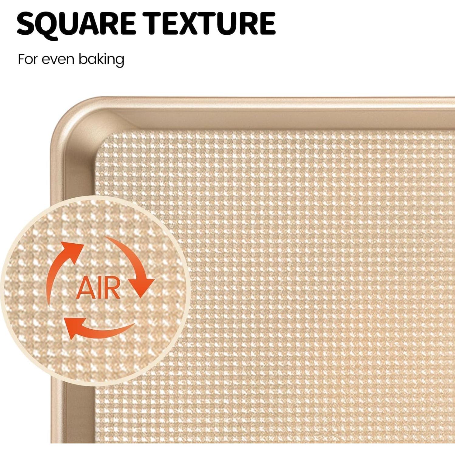 Juego de bandejas para hornear Vinino 3 piezas acero al carbono