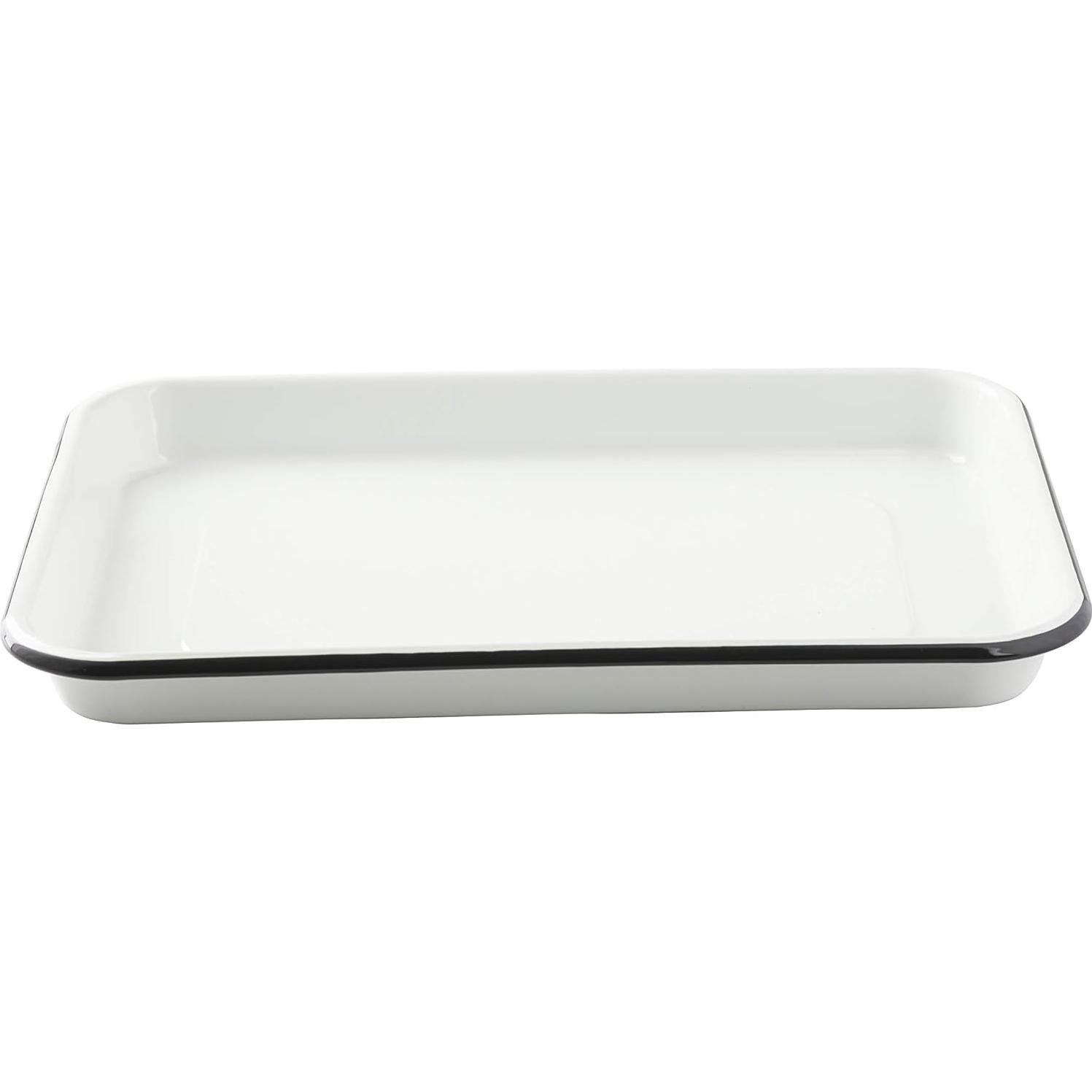 Sartén de Esmalte Blanco TableCraft 10347 33x24cm