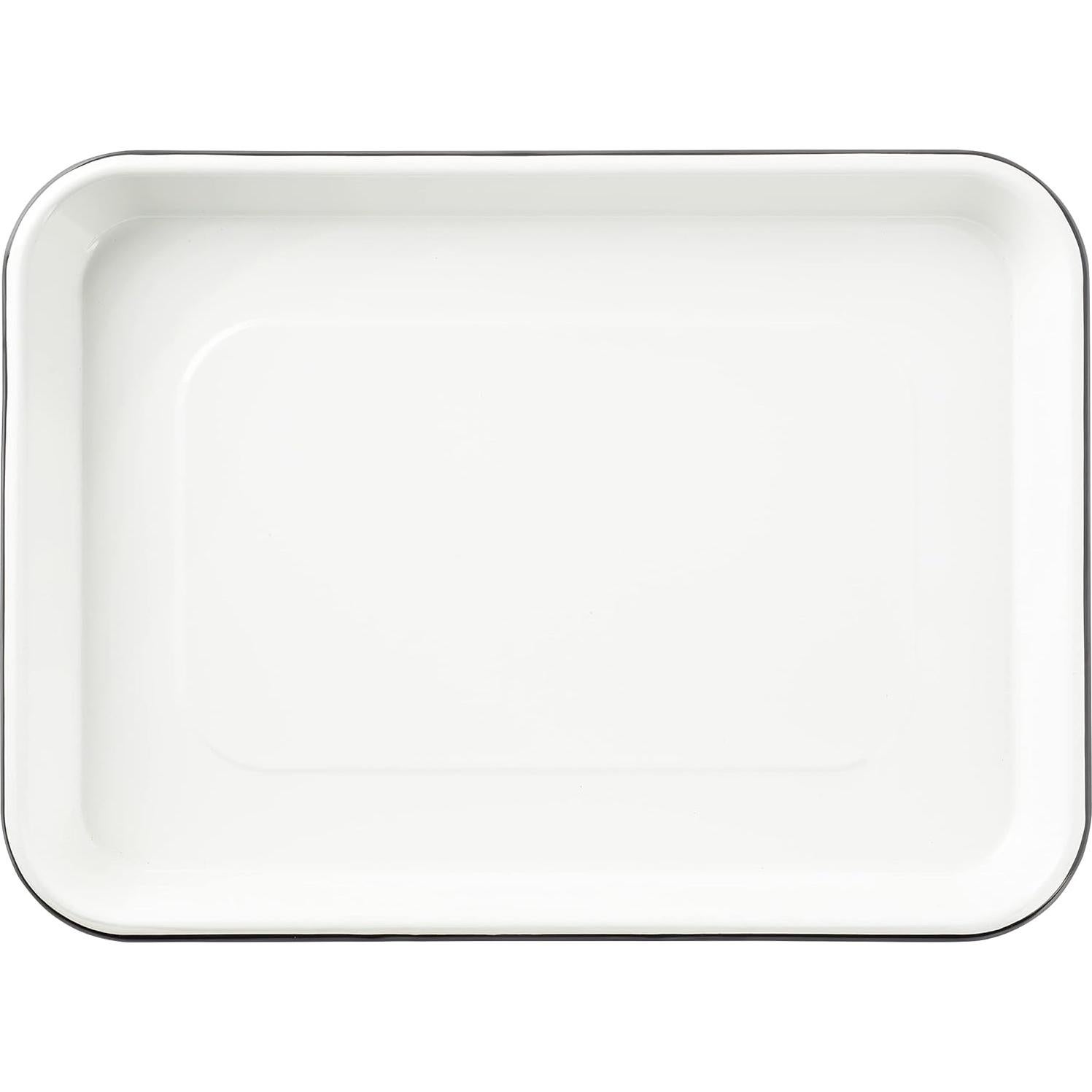Sartén de Esmalte Blanco TableCraft 10347 33x24cm