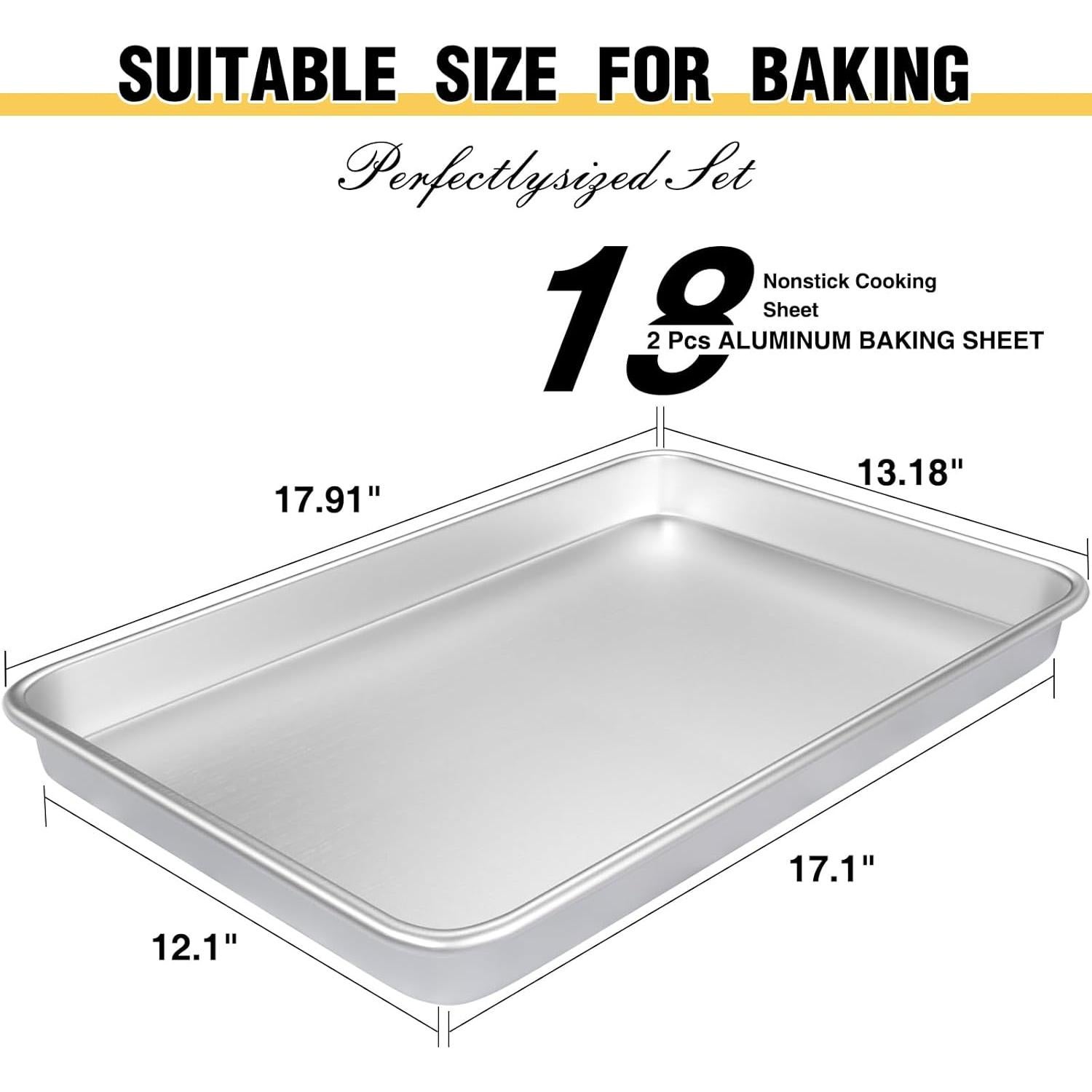 Juego de bandejas para hornear Umite Chef 46x33cm aluminio