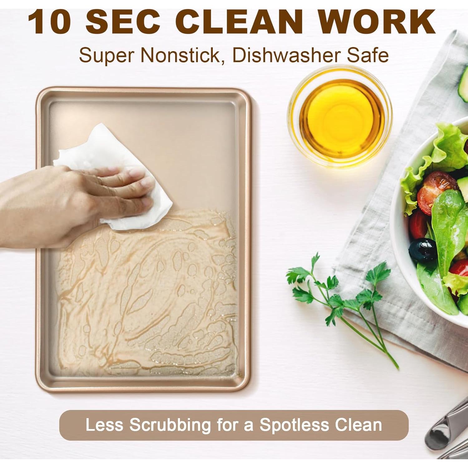 Juego de Bandejas para Hornear Deedro 3 Piezas Antiadhesivas