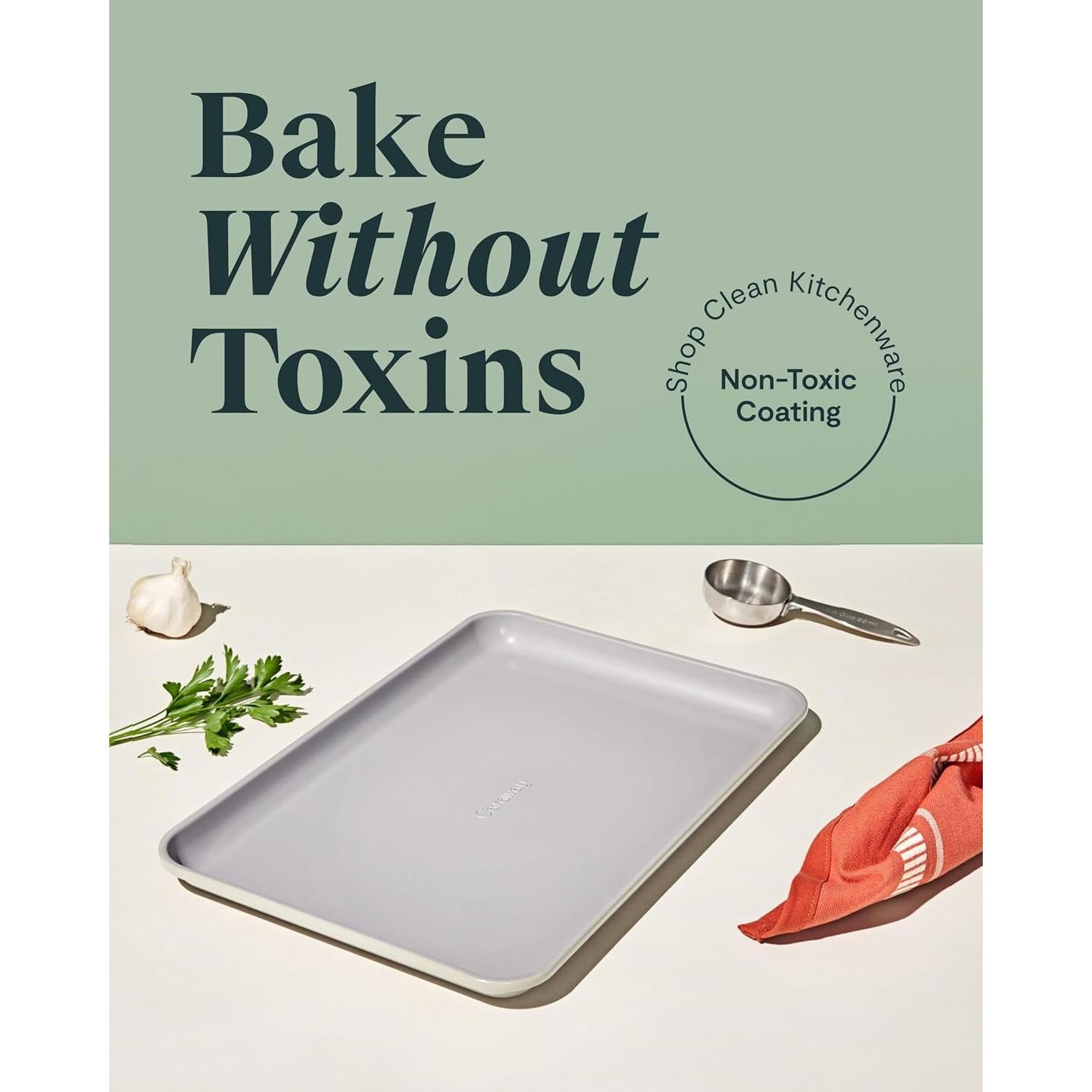 Hoja para Hornear Cerámica Caraway Mediana 25.4x38.1cm Crema