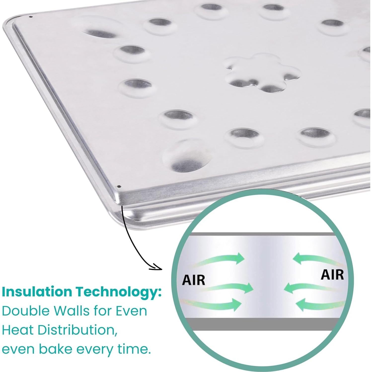 Bandeja para galletas aislada Baker's Secret 2 piezas 40.64 cm