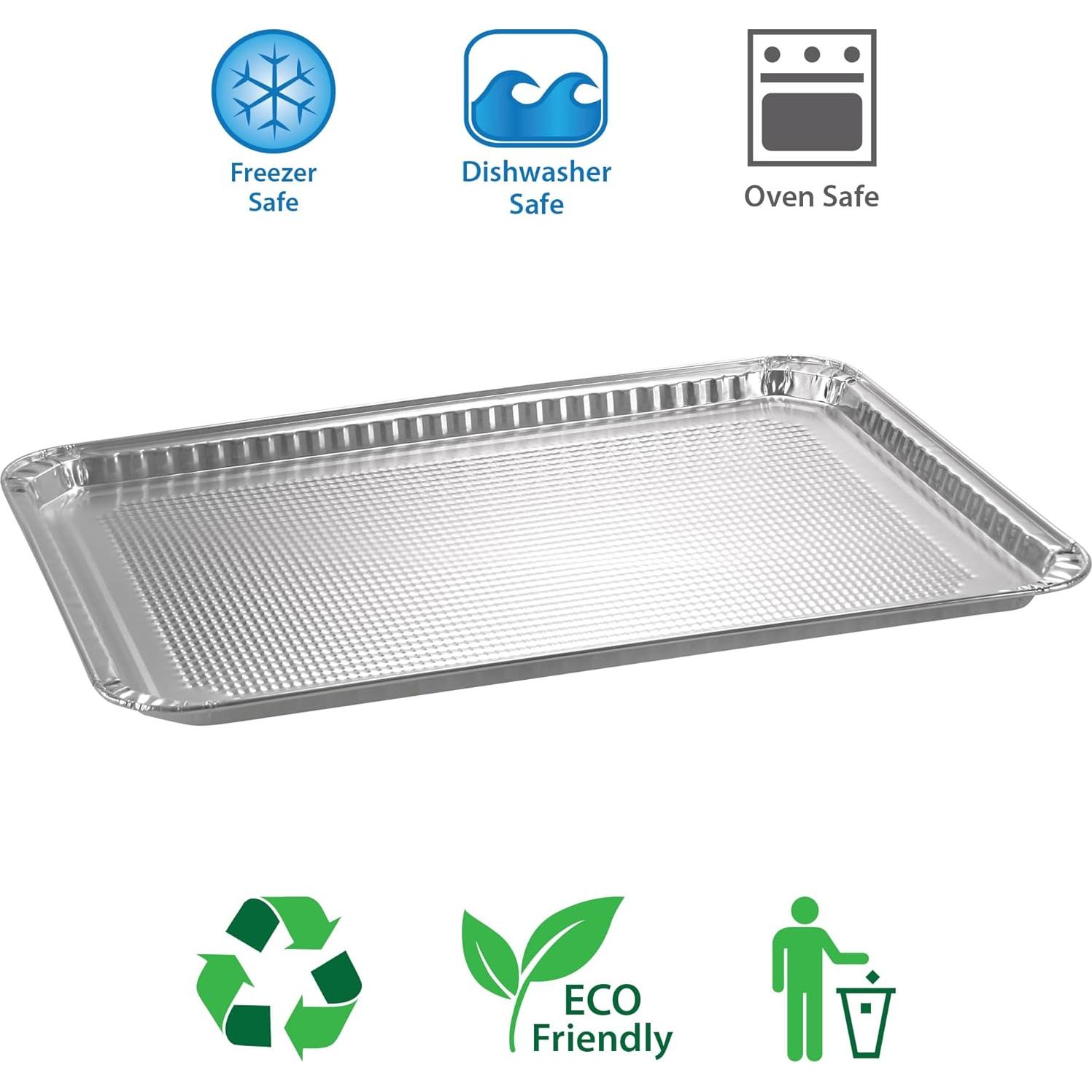 Bandejas de Aluminio Texturizadas 15 Unidades 40.3x27.9cm