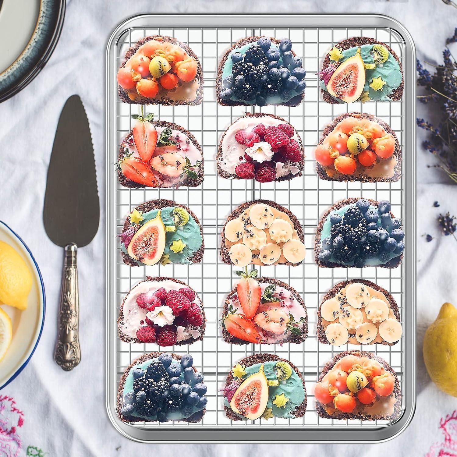 Juego de bandejas para hornear Deedro 43.9x31.2cm acero inoxidable