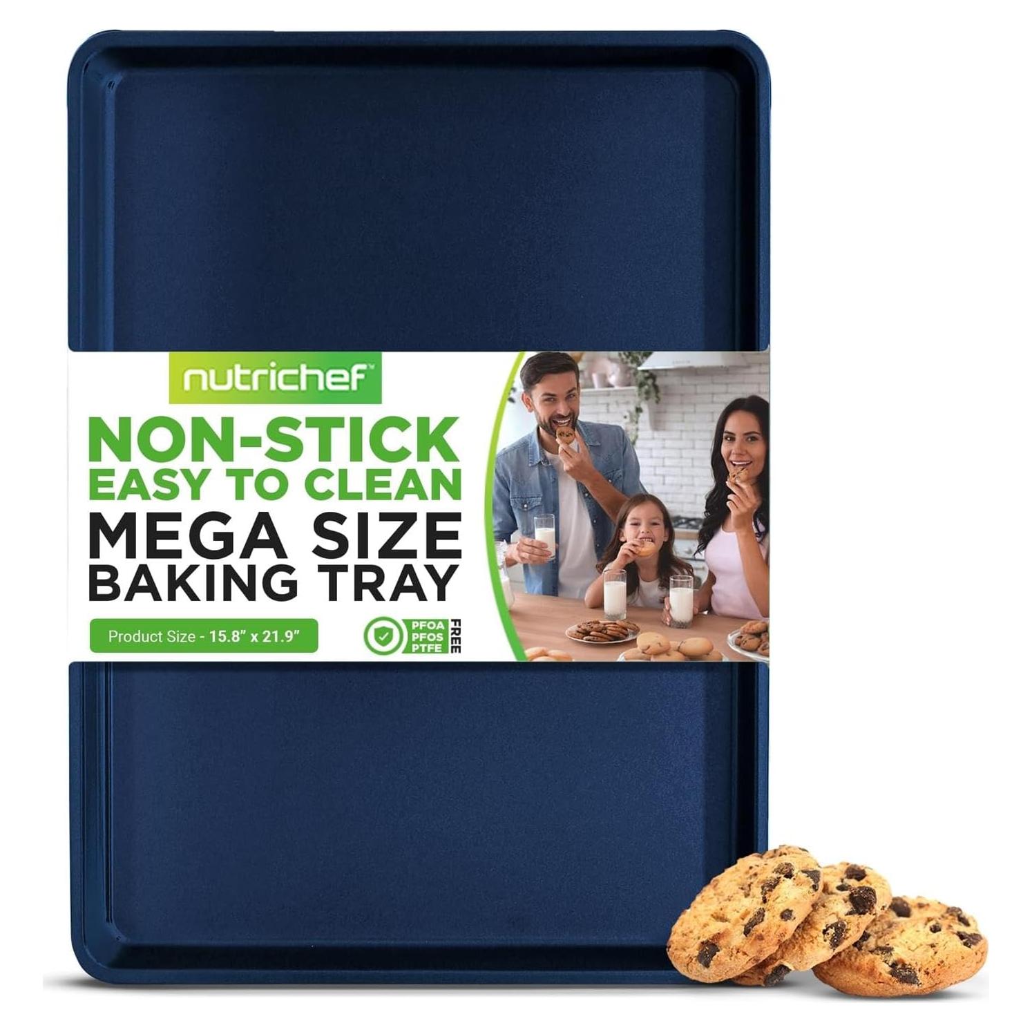 Bandeja para Hornear Galletas NutriChef XL Antiadherente 55.4x40.1cm