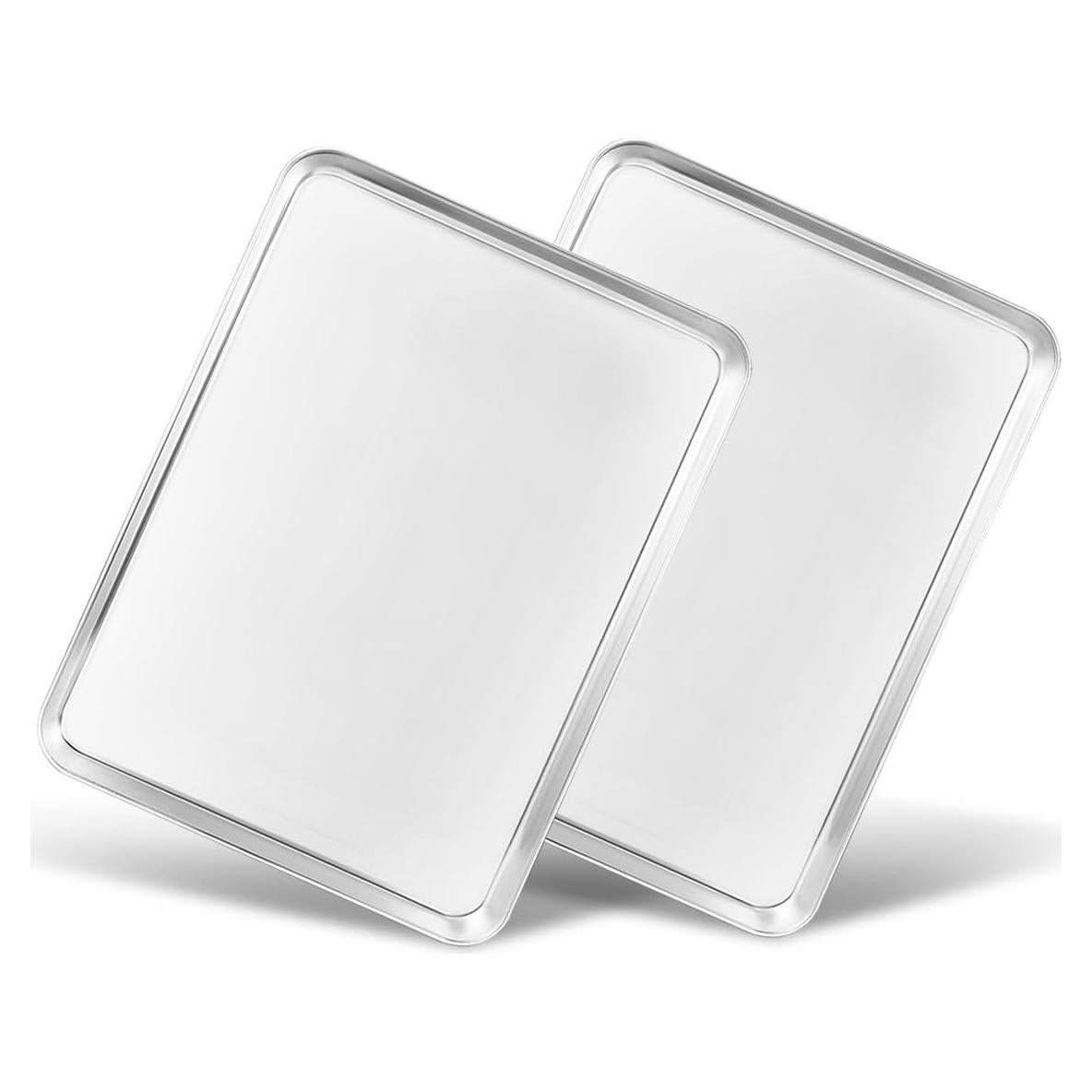 Juego de 2 bandejas para hornear Bastwe 40.5x30.4 cm Acero Inoxidable