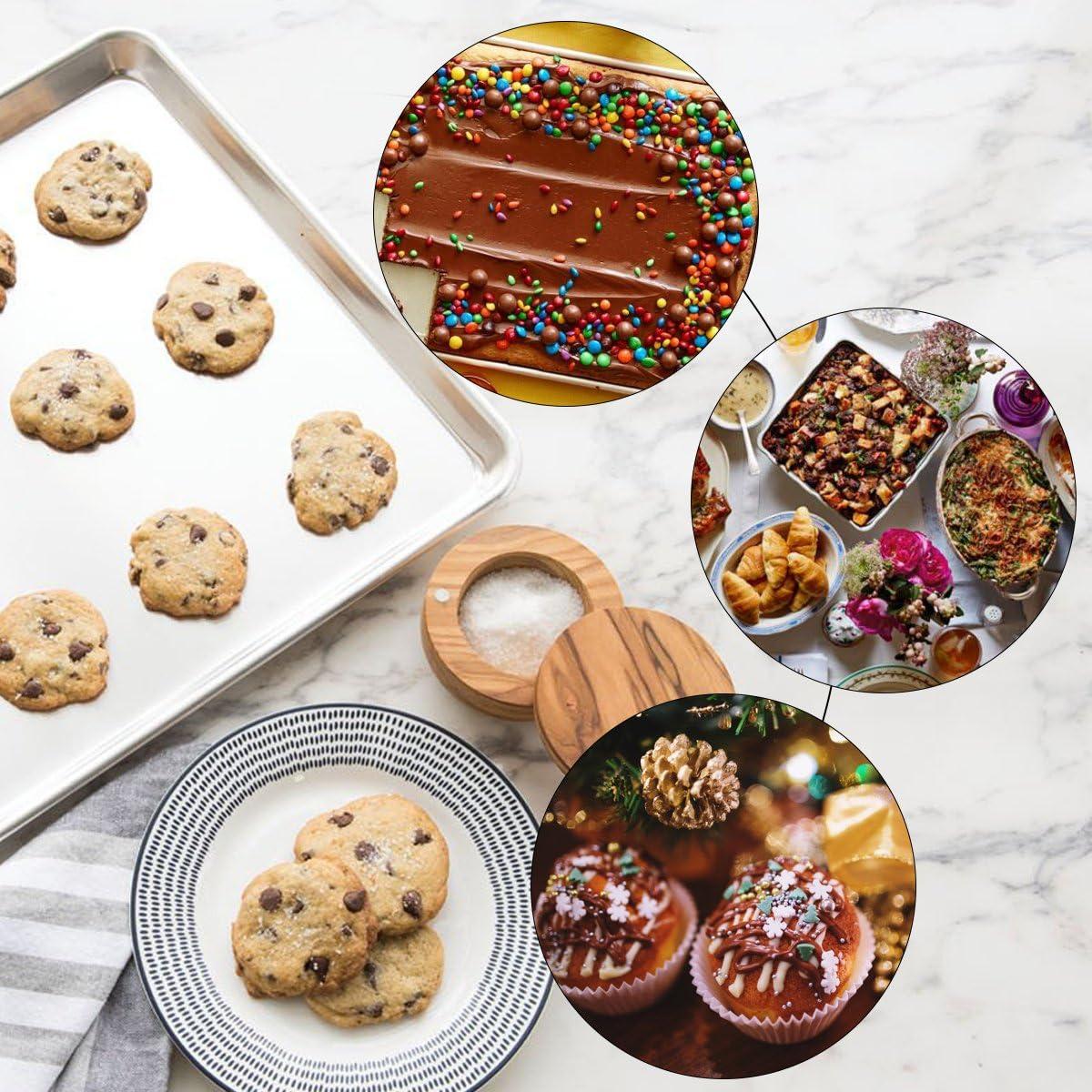 Juego de 2 bandejas para hornear Bastwe 40.5x30.4 cm Acero Inoxidable