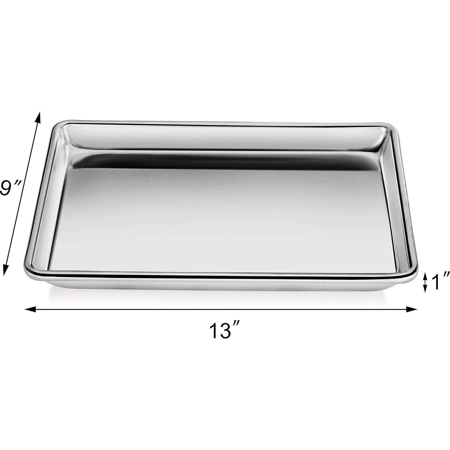 Bandeja de Horno Aluminio Nueva Estrella 23x33 cm Grado Comercial