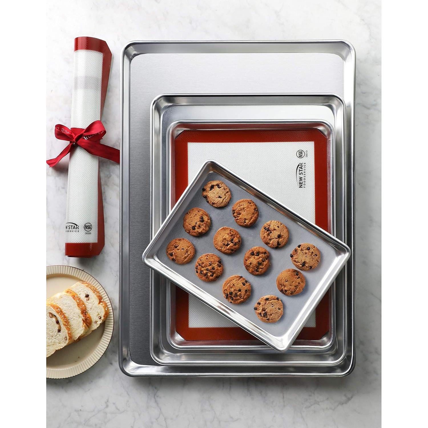 Bandeja de Horno Aluminio Nueva Estrella 23x33 cm Grado Comercial