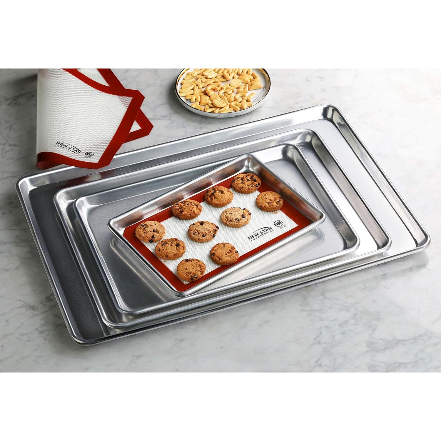 Bandeja de Horno Aluminio Nueva Estrella 23x33 cm Grado Comercial