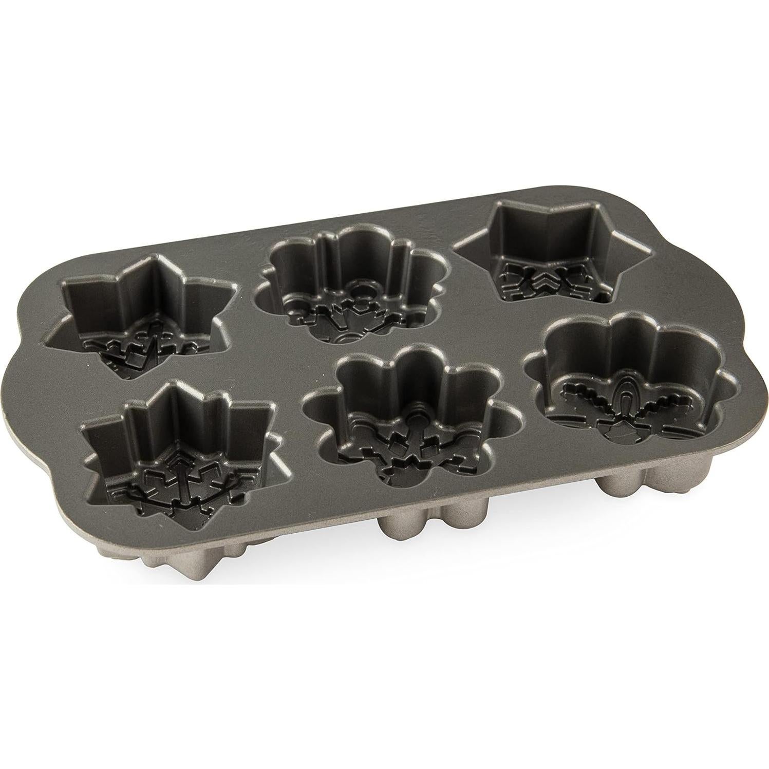 Sartén para Pastelitos Copo de Nieve Nordic Ware 3 Tazas