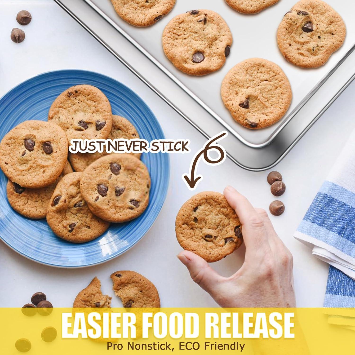 Bandeja para Hornear Terlulu Acero Inoxidable 40.6x30.5cm 2 Piezas