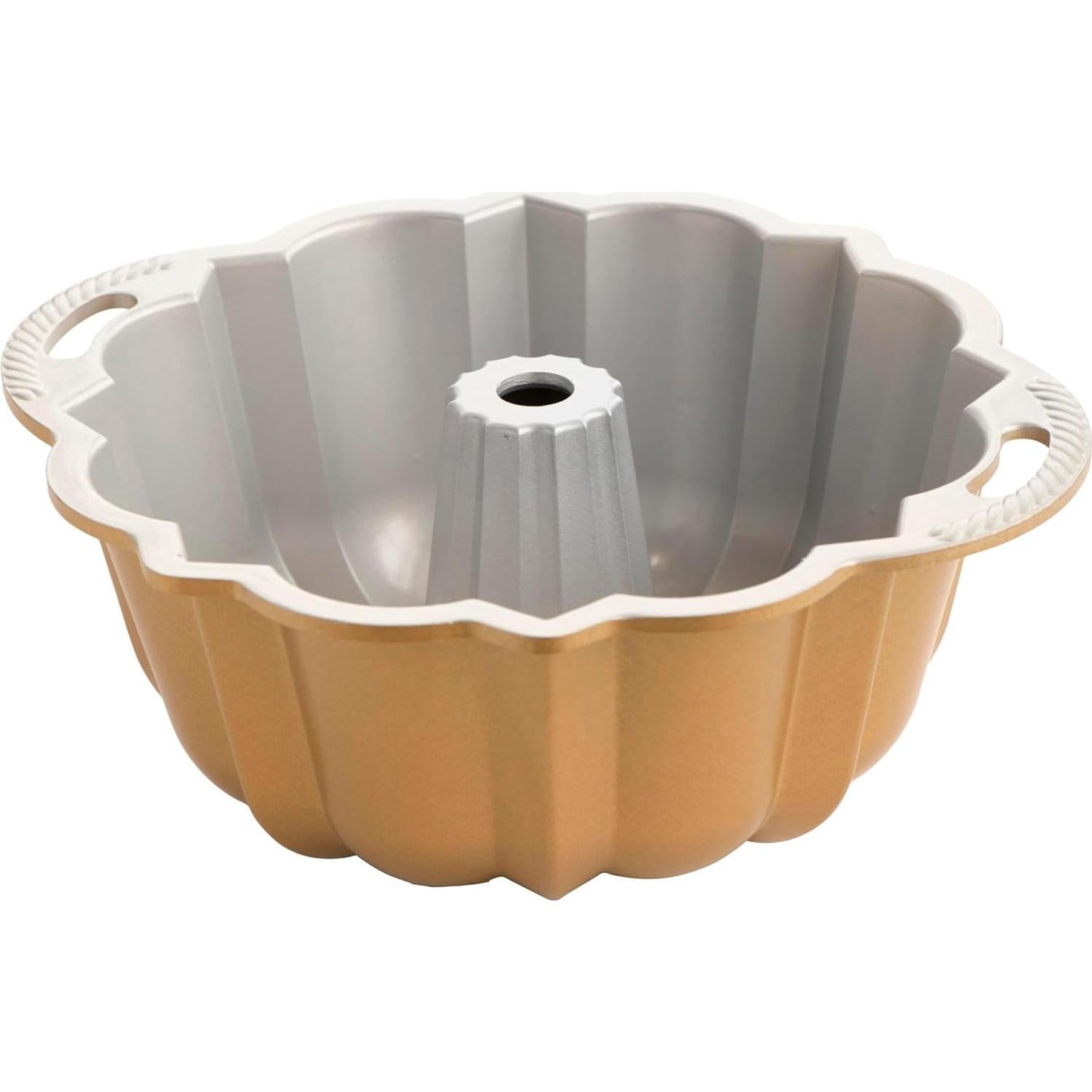 Molde Bundt Nordic Ware 15 Tazas Dorado Aluminio