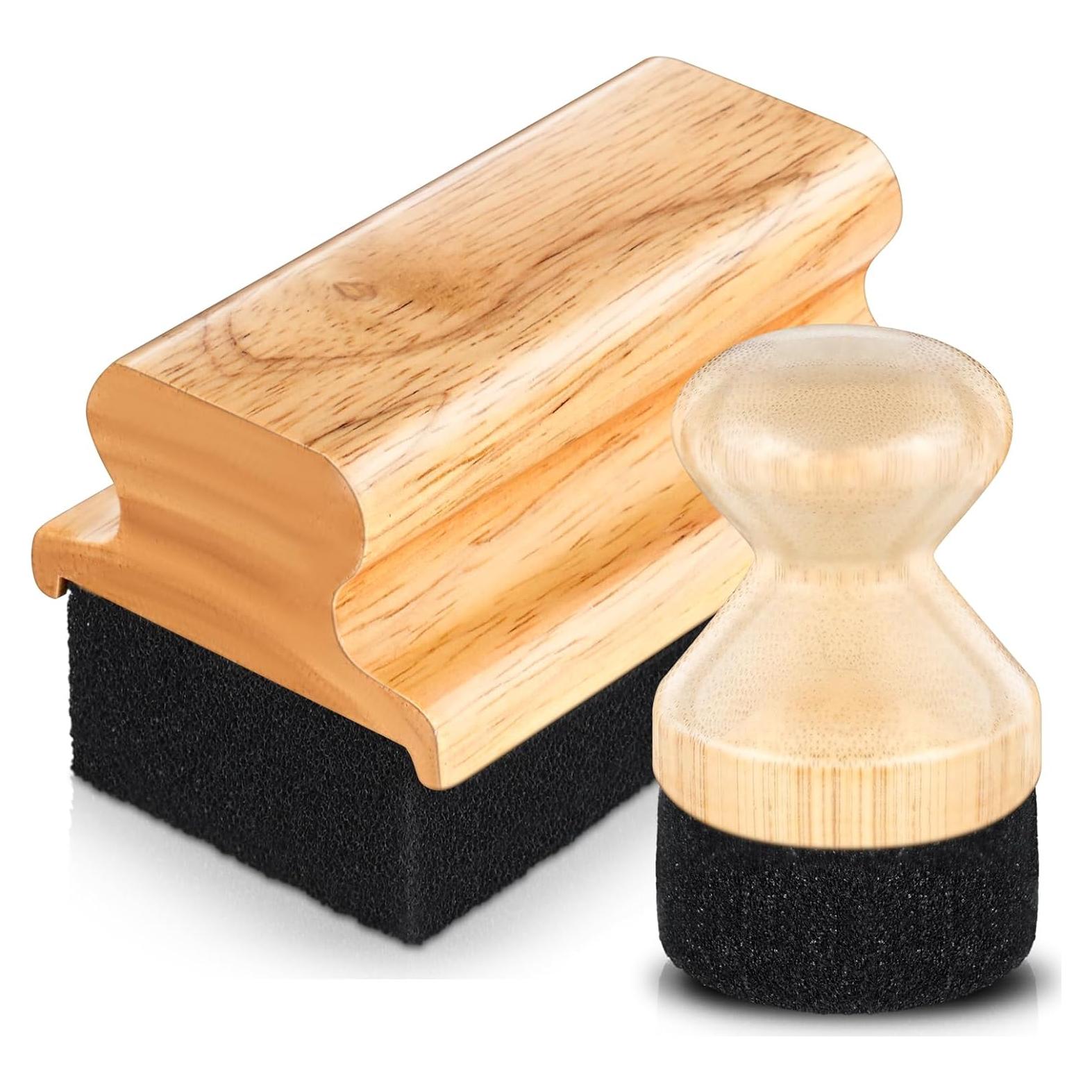 Aplicador de Cera de Aceite Qinyoung 2 Pcs para Tablas de Cortar