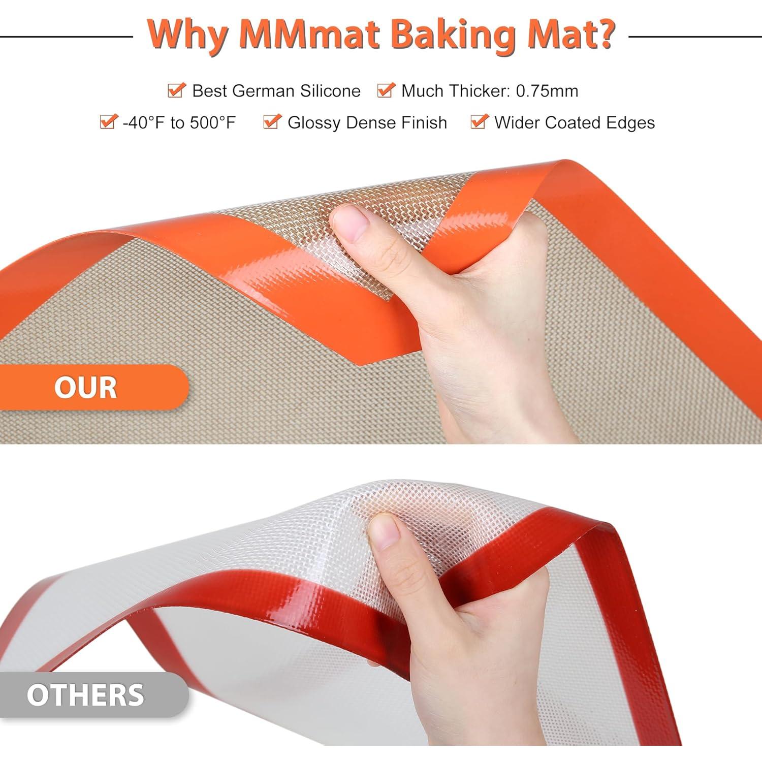 Tapas de Silicona para Hornear MMMAT - Juego de 6 Antiadherentes