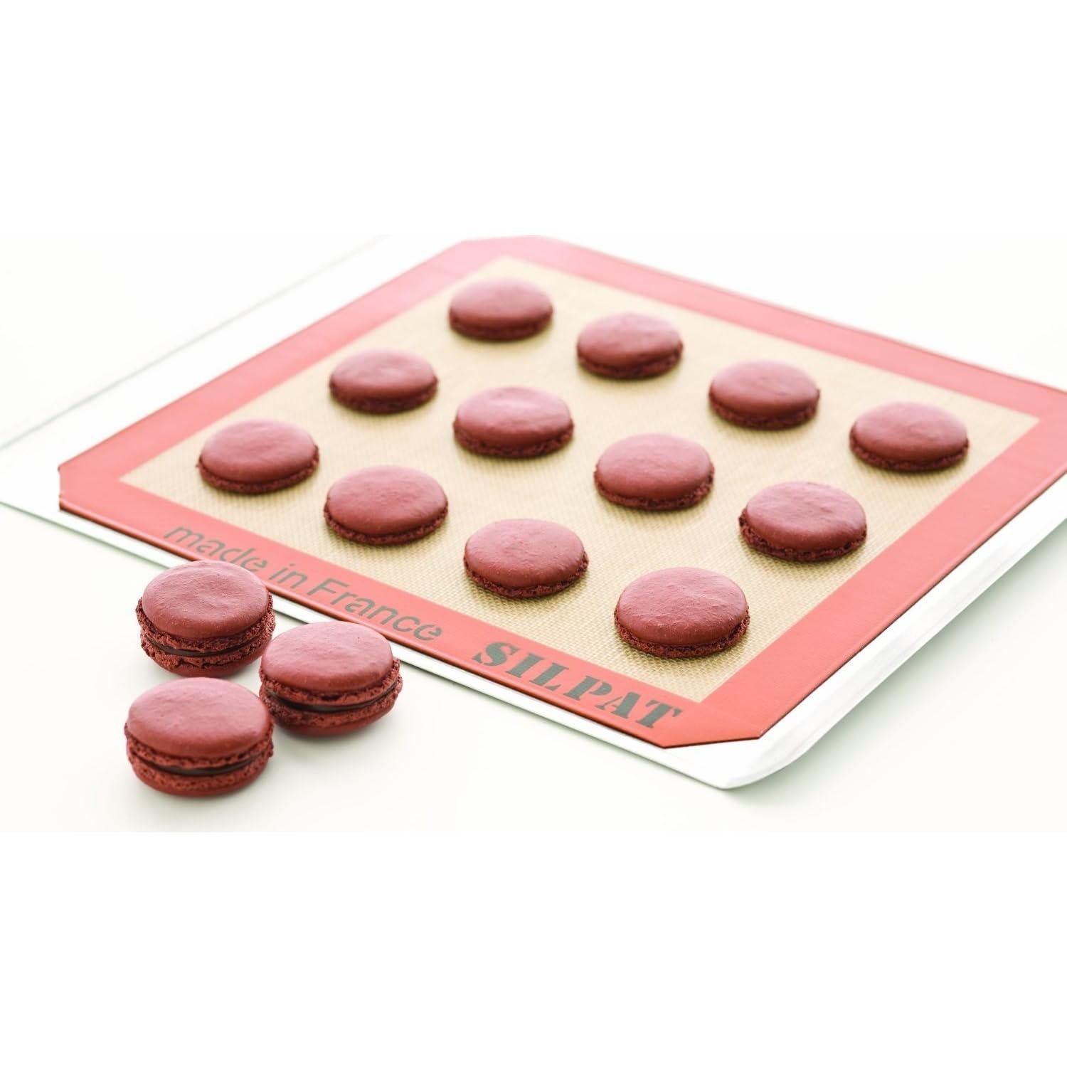 Alfombrilla de Hornear Silpat de Silicona Antiadherente - 2 Pzas