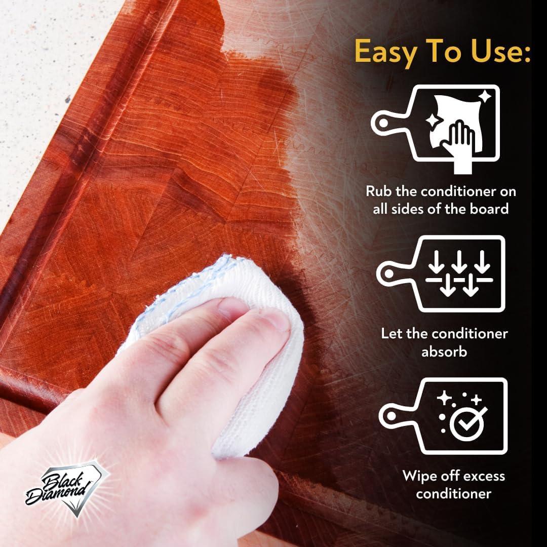 Aceite para Tabla de Cortar Black Diamond 142 g - Orgánico y Seguro