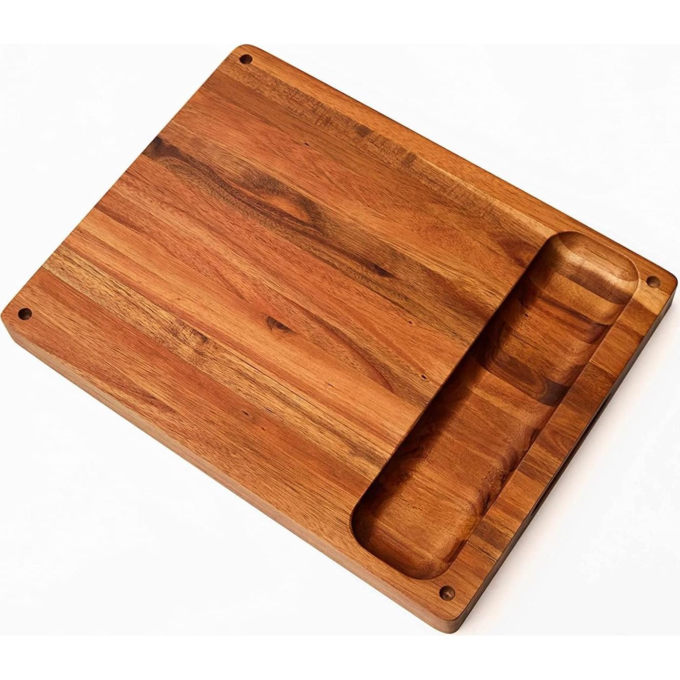 Tabla de Cortar Grande Acacia Real Life Living 43x33 cm Reversible