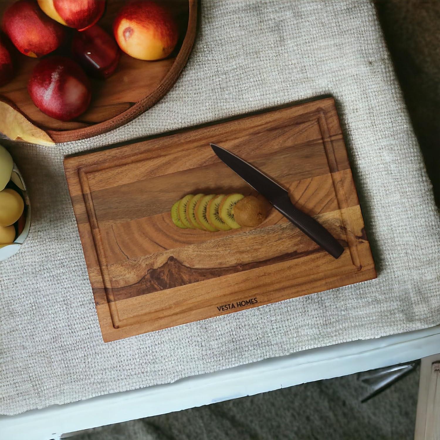 Tabla de Cortar y Servir Vesta Homes Madera Acacia 38x25 cm