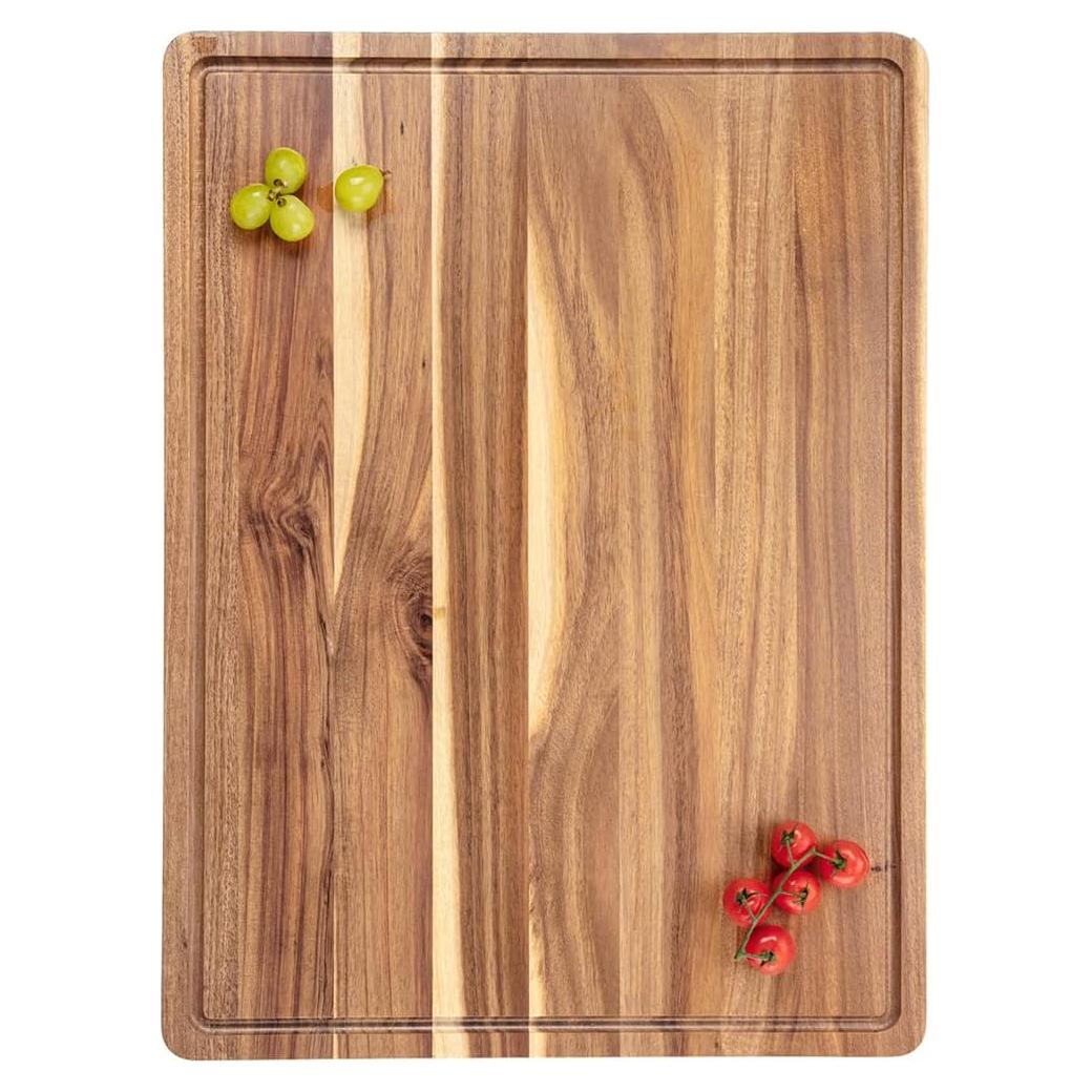 Tabla de Cortar Grande Fashionwu de Madera de Acacia 61x46 cm