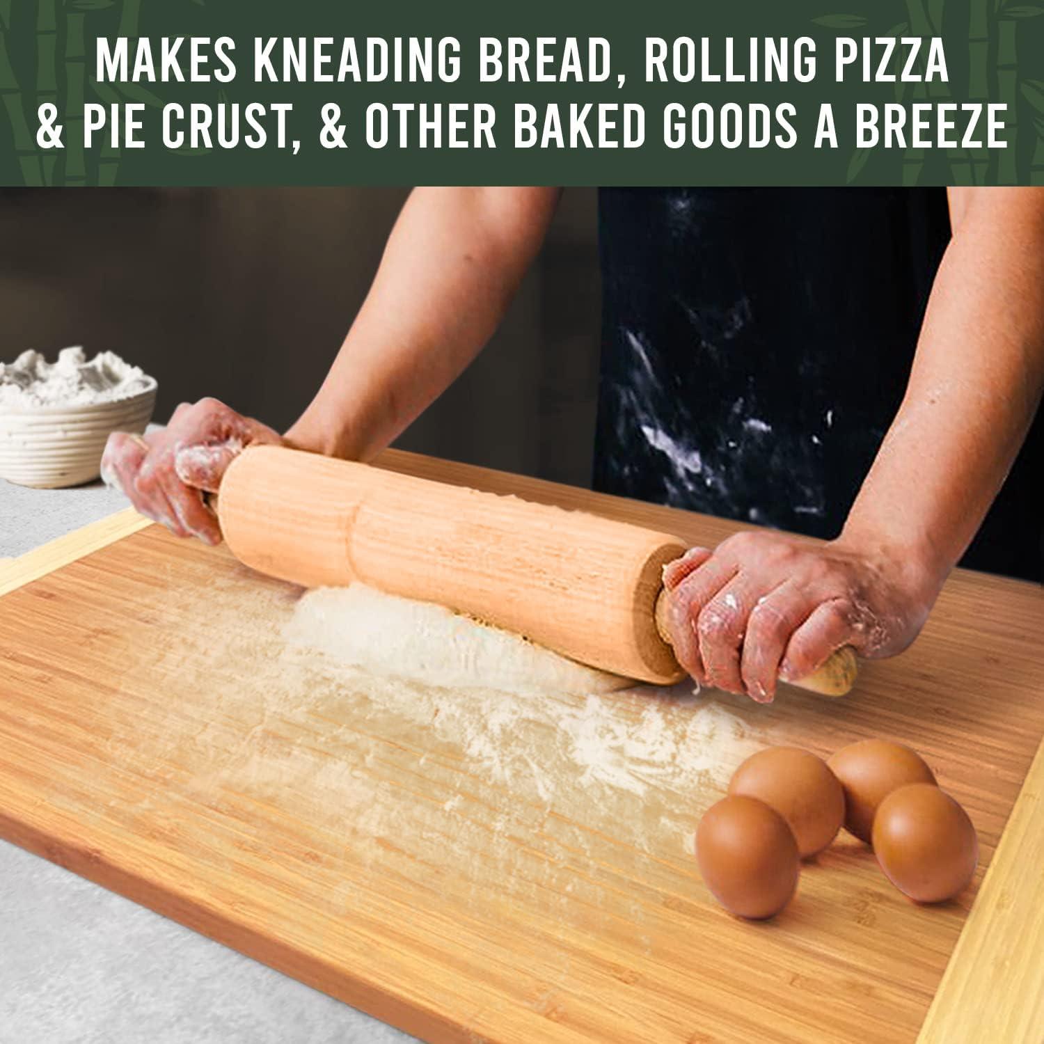 Tabla de Cortar Extra Grande Greener Chef 76x51 cm Bambú FSC