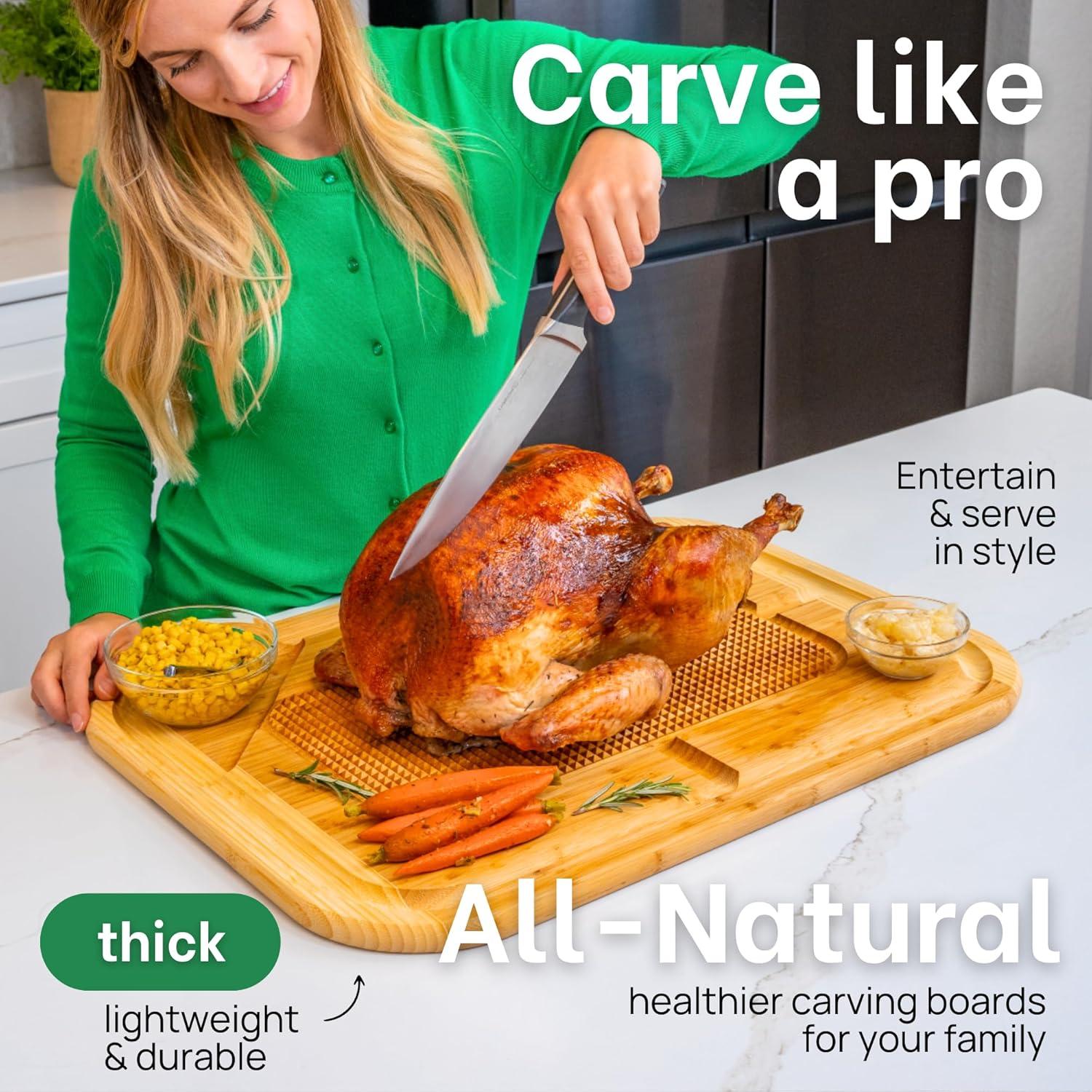 Tabla de Cortar de Carne 2XL Greener Chef 61x46cm Ecológica