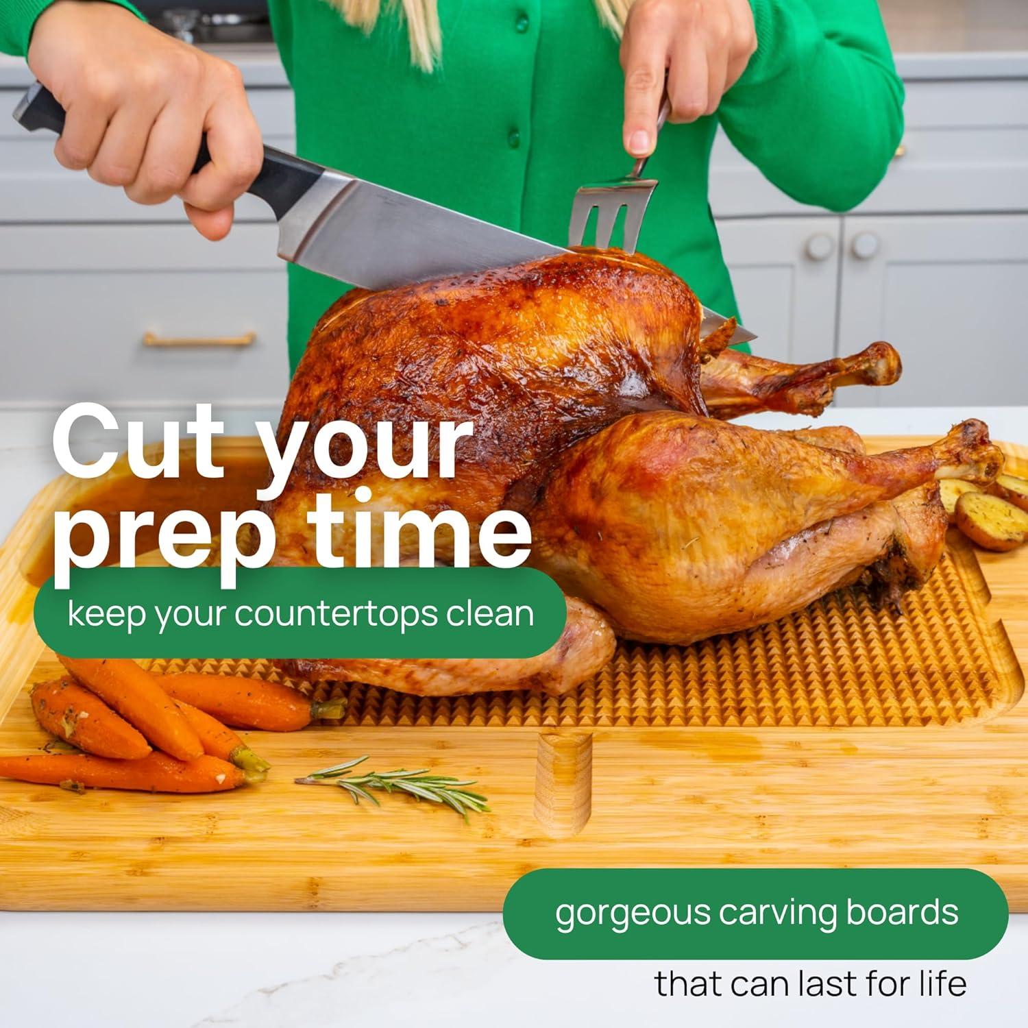 Tabla de Cortar de Carne 2XL Greener Chef 61x46cm Ecológica