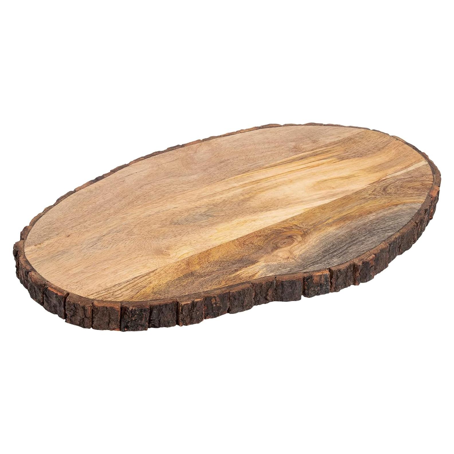 Tabla de Cortar Ovalada de Madera GoCraft 43x25 cm