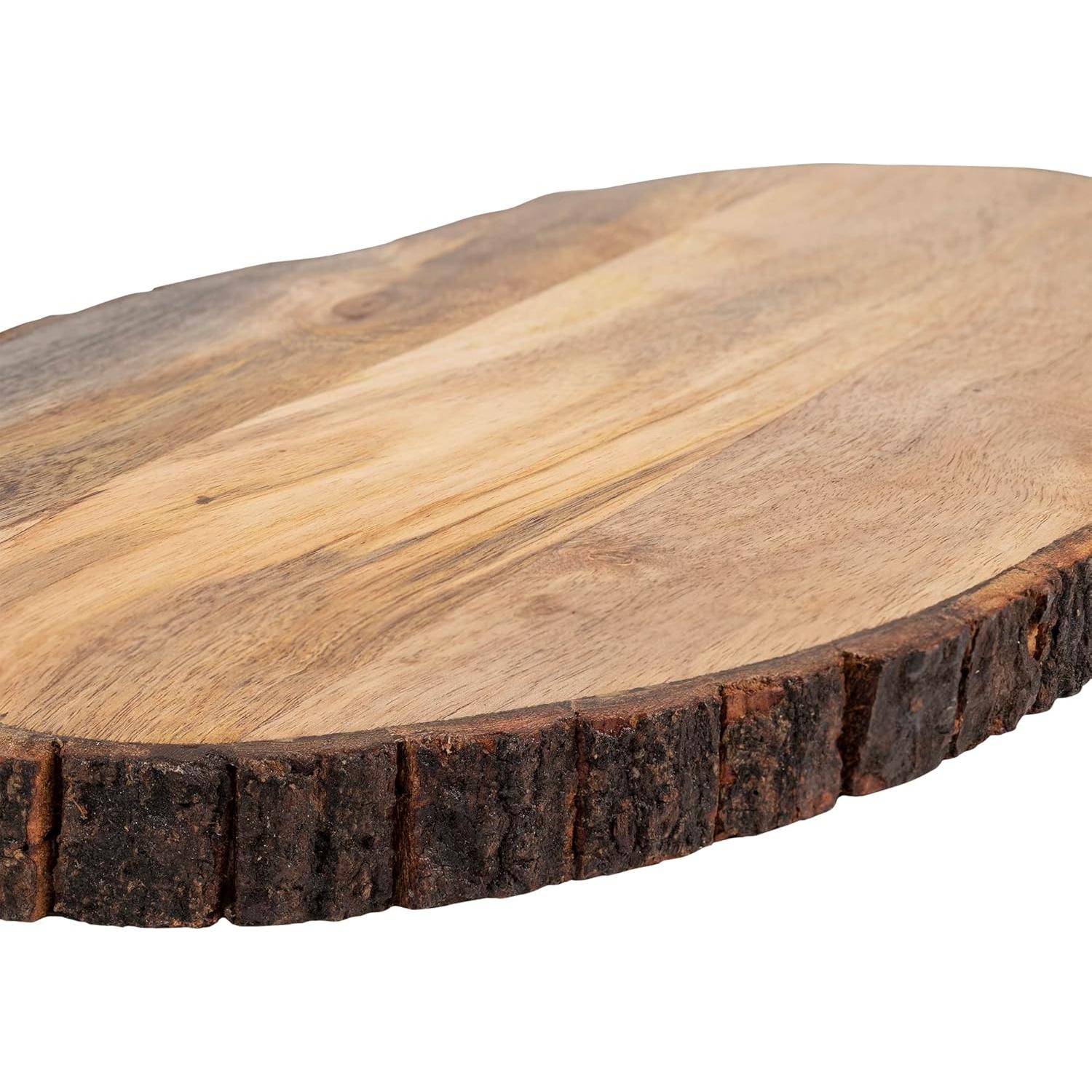 Tabla de Cortar Ovalada de Madera GoCraft 43x25 cm