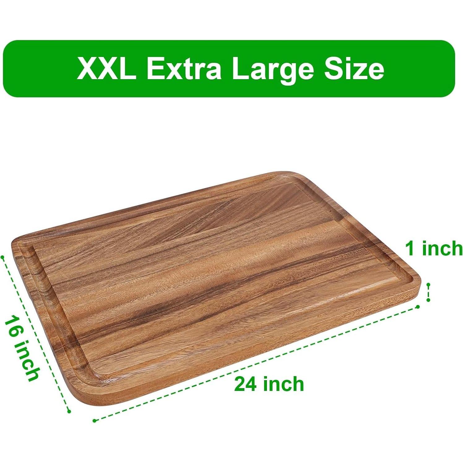 Tabla de Cortar de Madera de Acacia Caperci XXL 61x41 cm