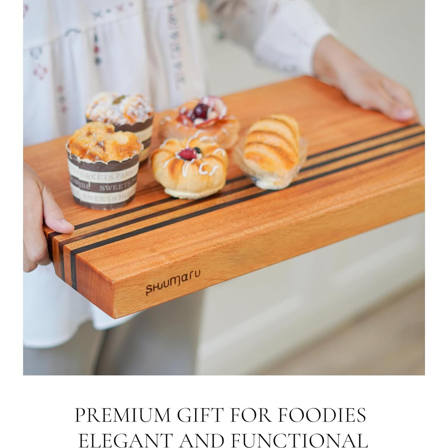 Tabla de Cortar de Madera de Caoba SHUMARU 48.3x30.5 cm