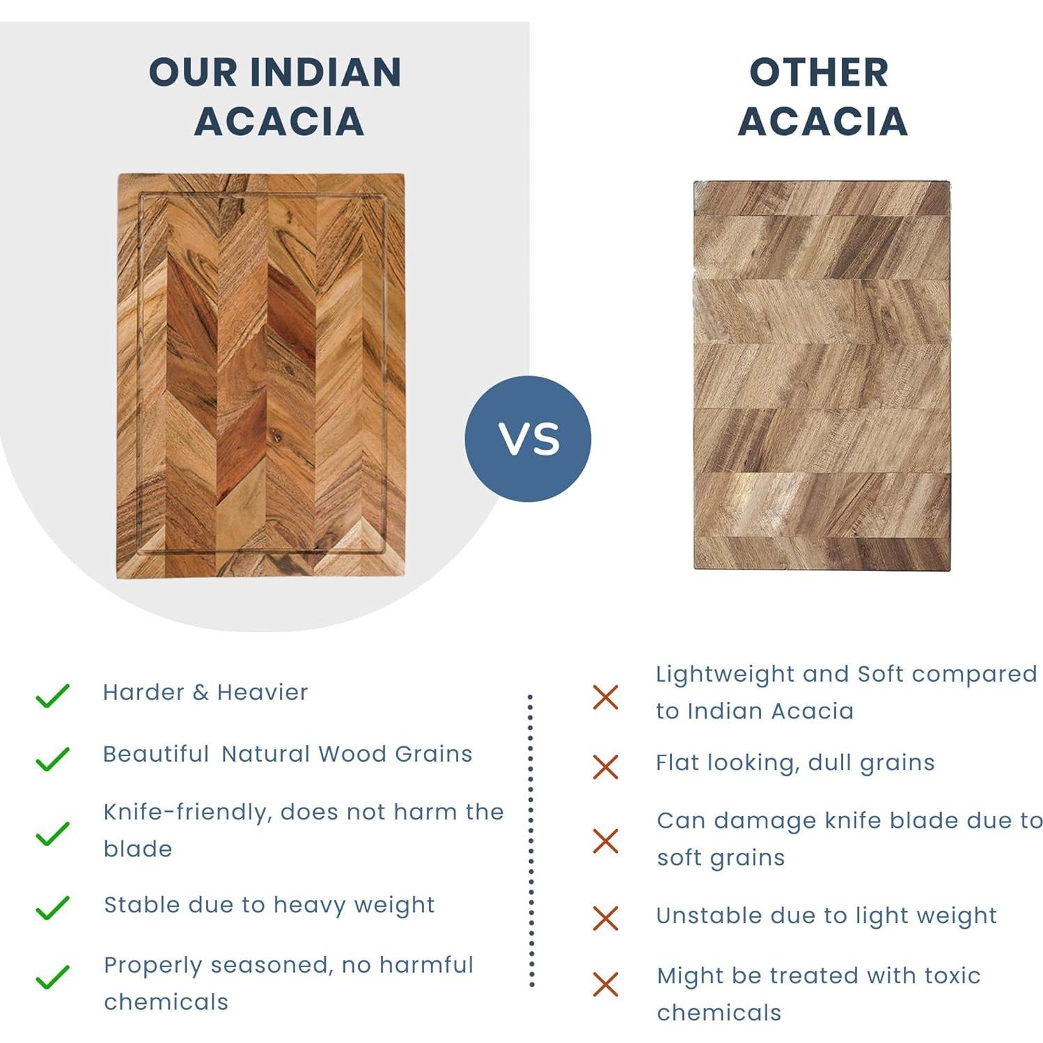 Tabla de Cortar Grande La Compañía Fine Living 40x30 cm Acacia