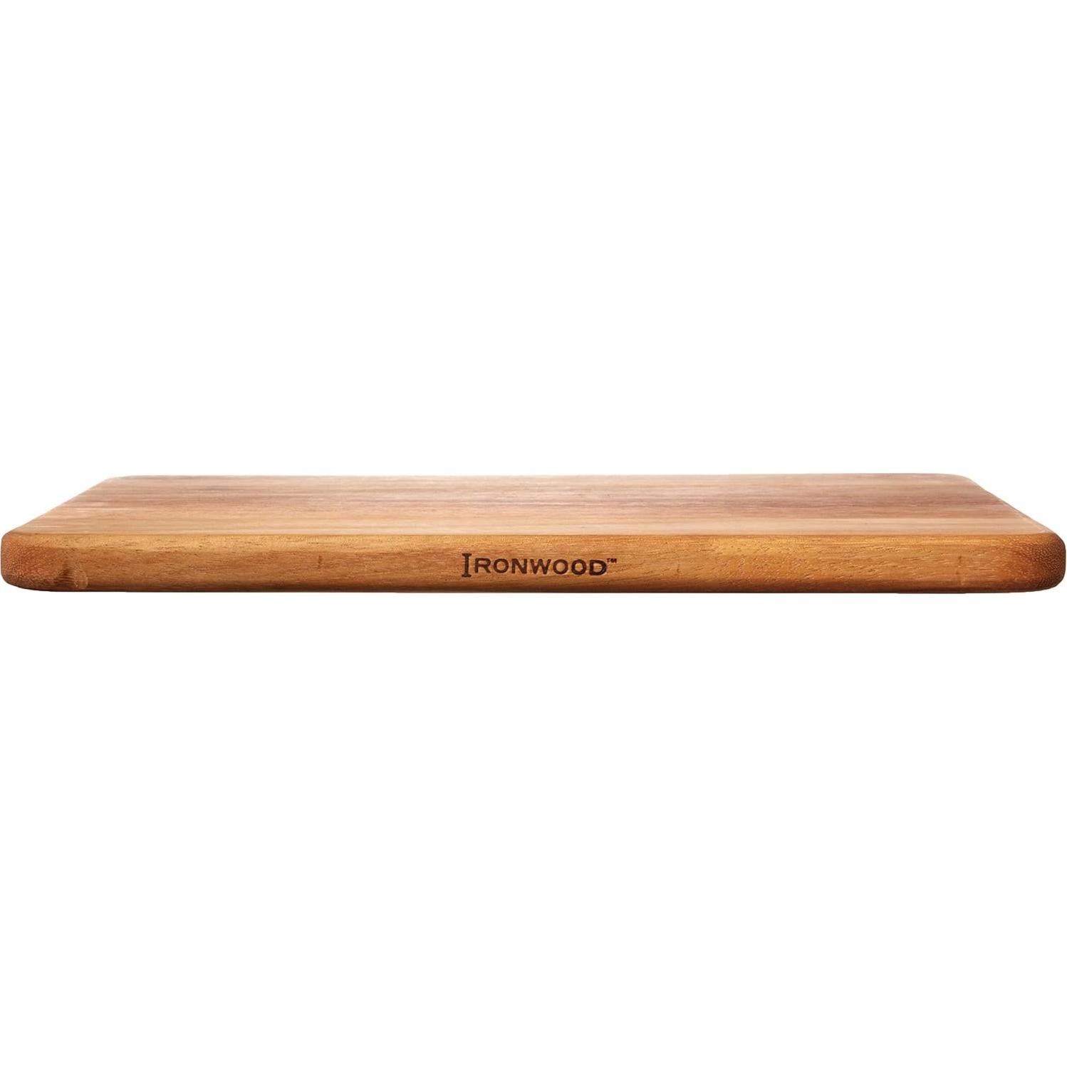Tabla de Cortar Ironwood Gourmet 28735, Madera de Acacia 40.6x35.6cm