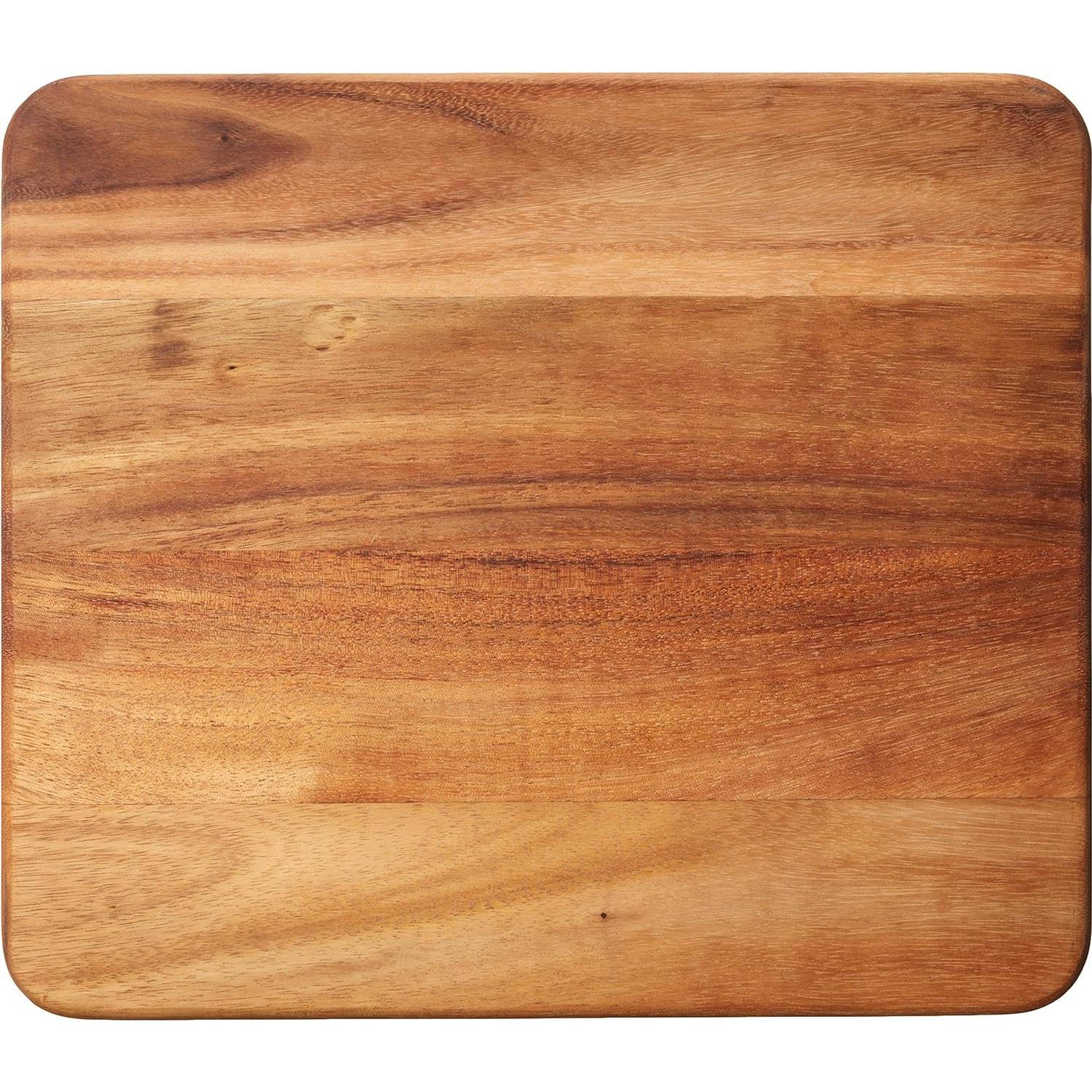 Tabla de Cortar Ironwood Gourmet 28735, Madera de Acacia 40.6x35.6cm
