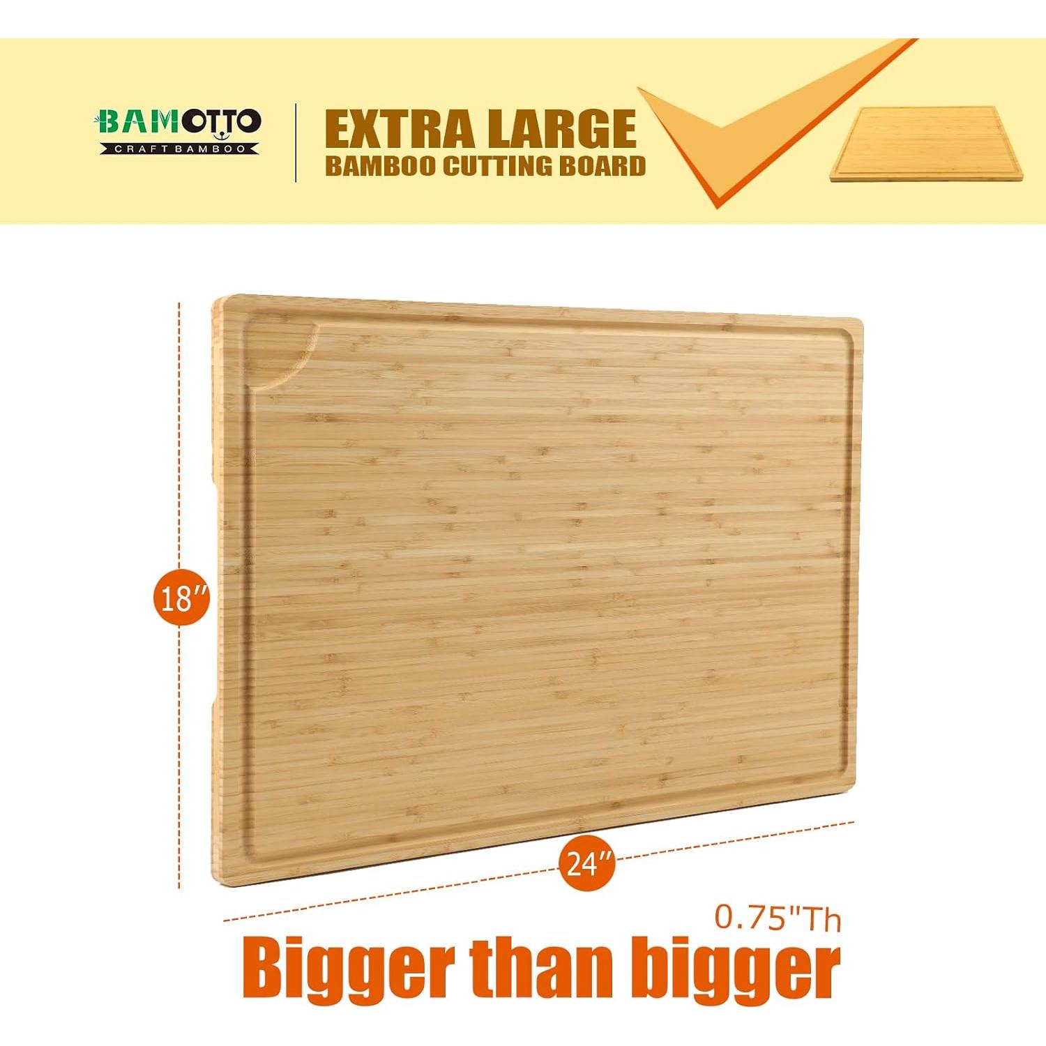 Tabla de Cortar de Bambú Orgánico 61x46 cm BAMOTTO