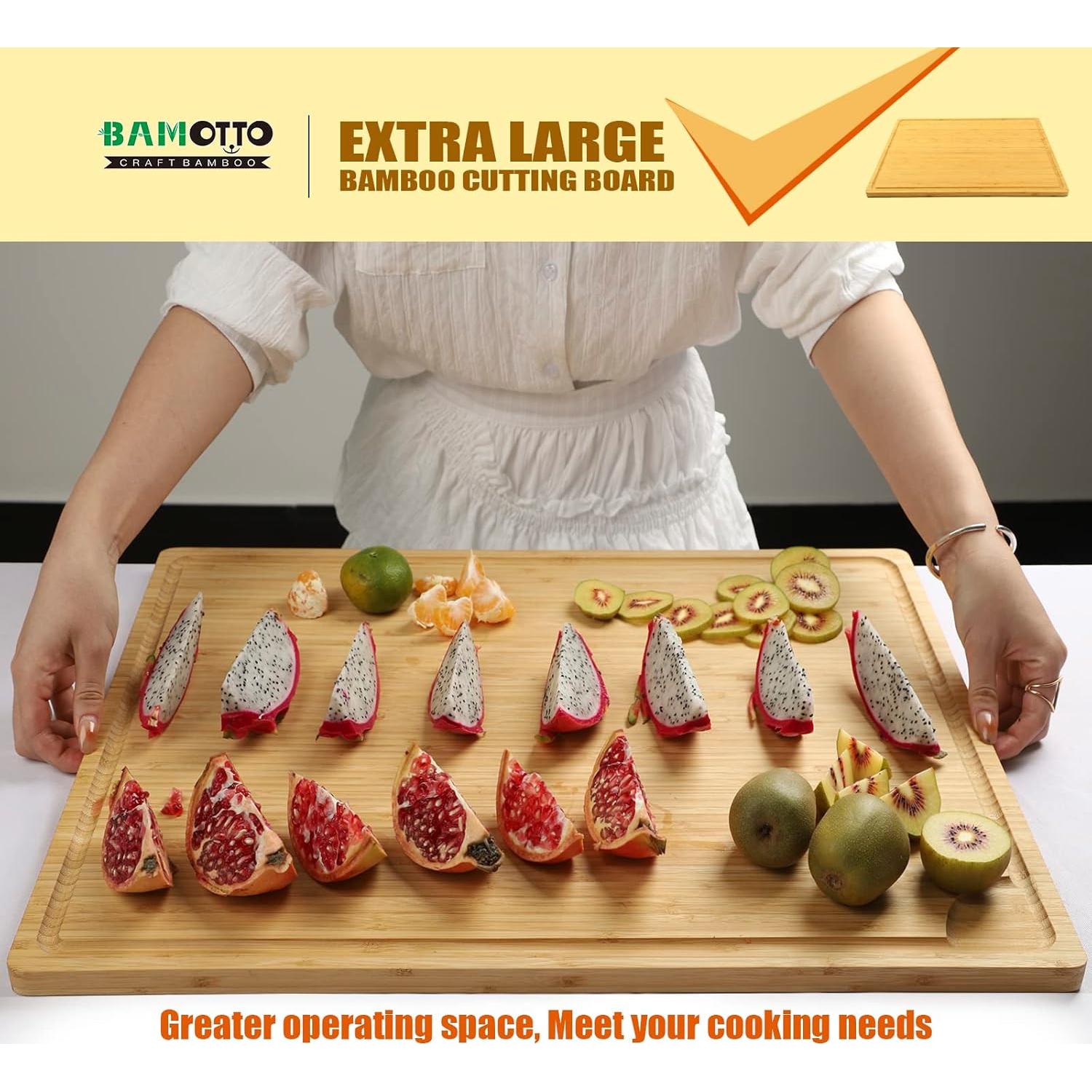 Tabla de Cortar de Bambú Orgánico 61x46 cm BAMOTTO