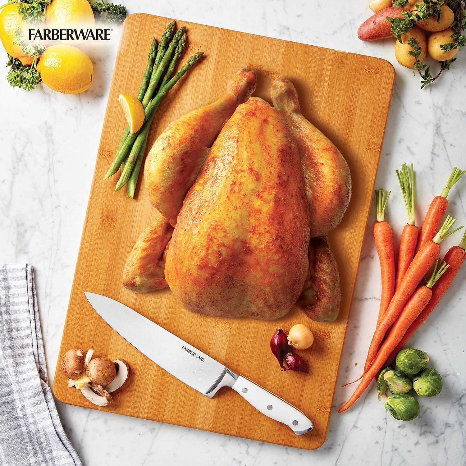 Tabla de Cortar Reversible de Bambú Farberware 36x51 cm