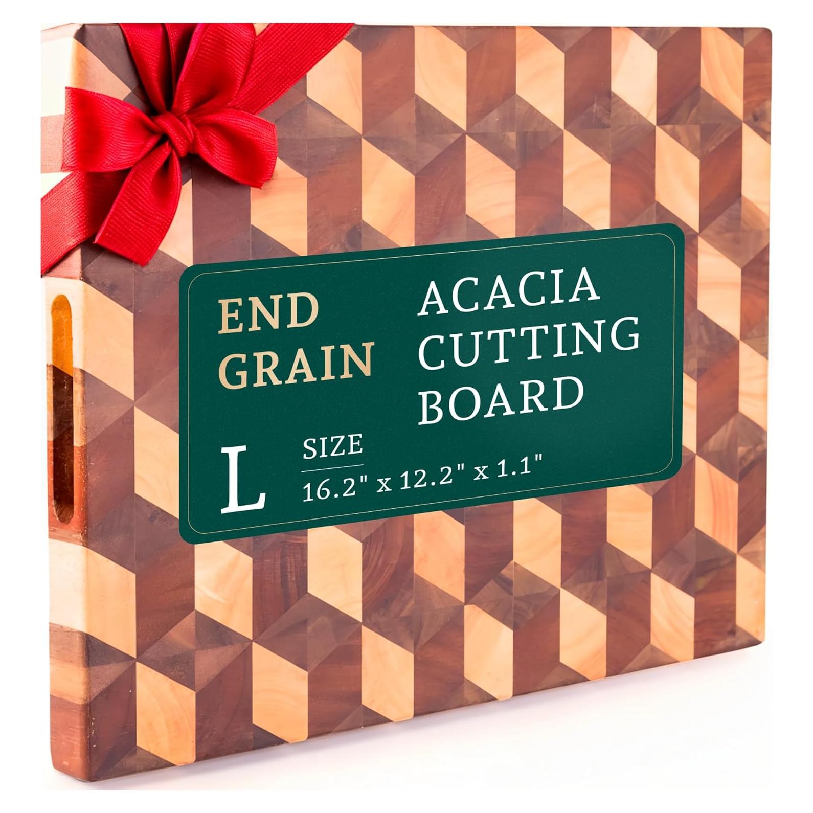Tabla de Cortar Reversible de Madera Acacia 41.1x30.9cm