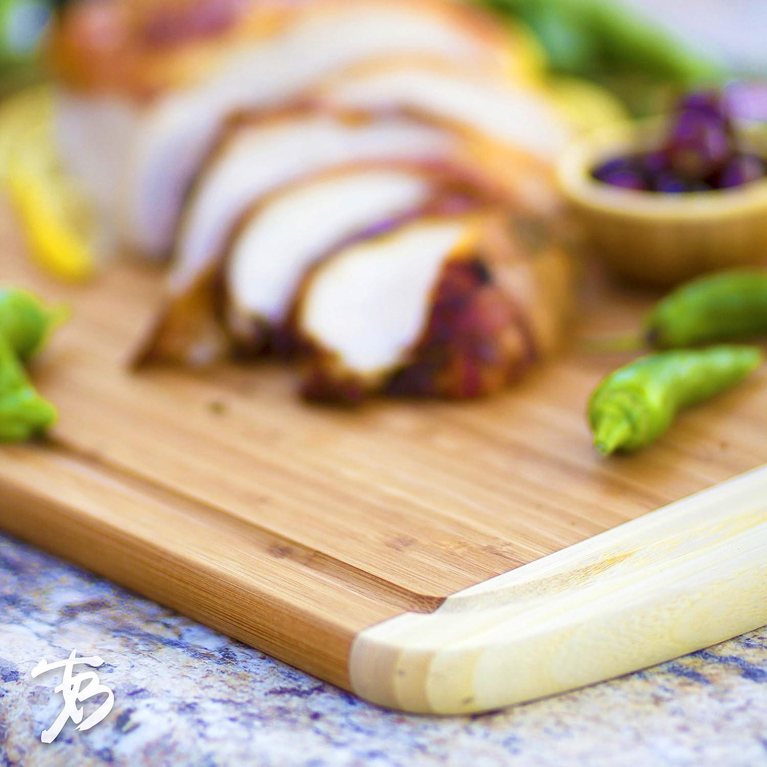 Tabla de Cortar de Bambú Kona Groove Totally Bamboo 45.7x31.8cm