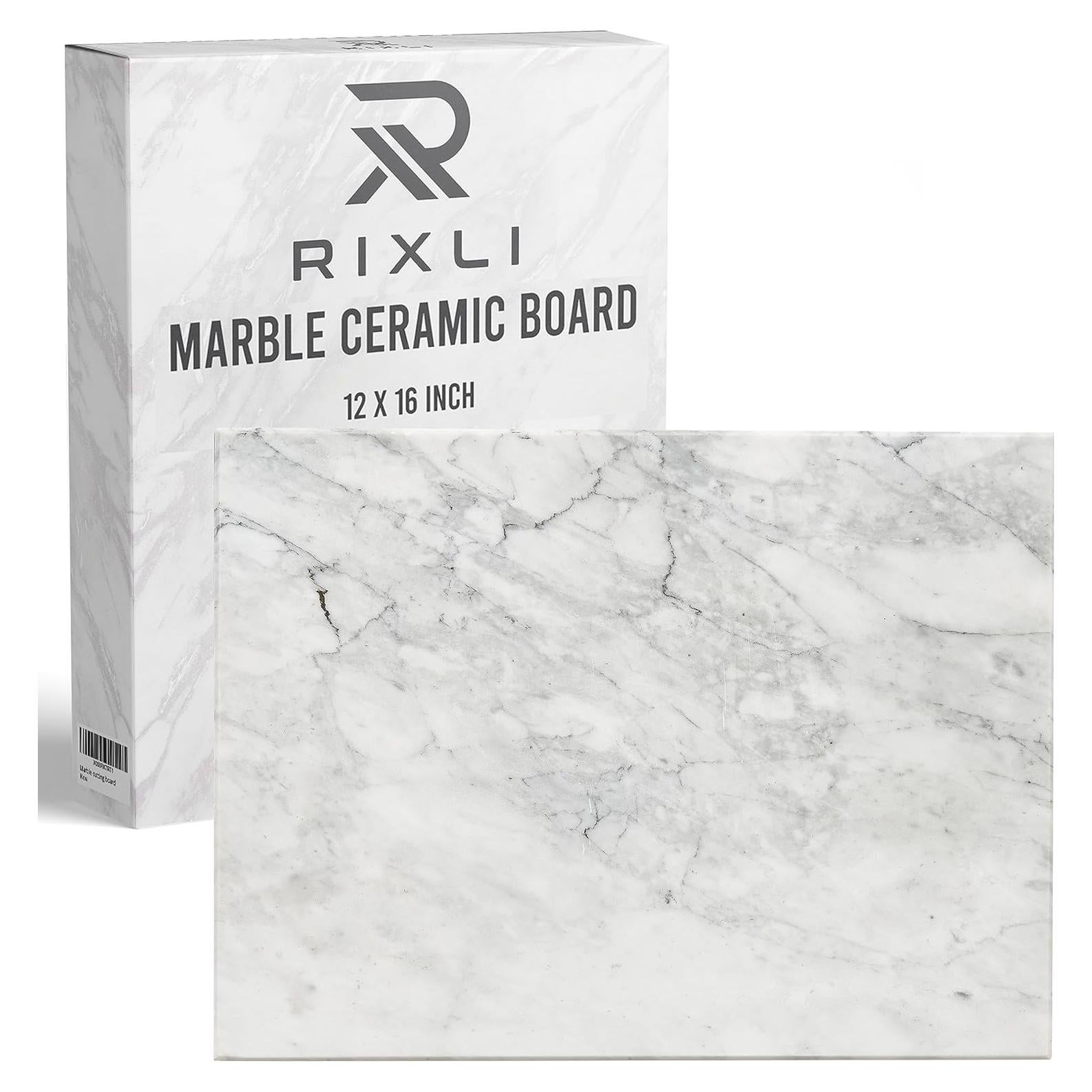 Tabla de Cortar de Mármol RIXLI 40.6x30.5cm Antideslizante