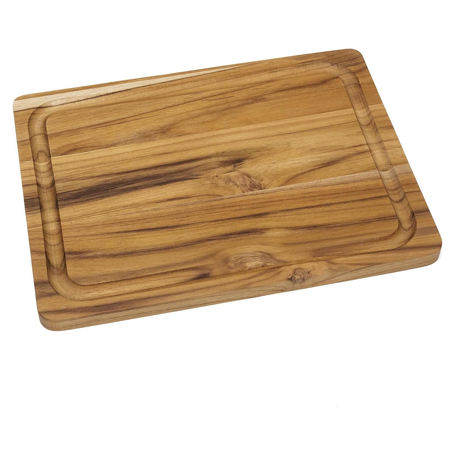 Tabla de Cortar y Servir Lipper International de Teca 30.5x22.9 cm